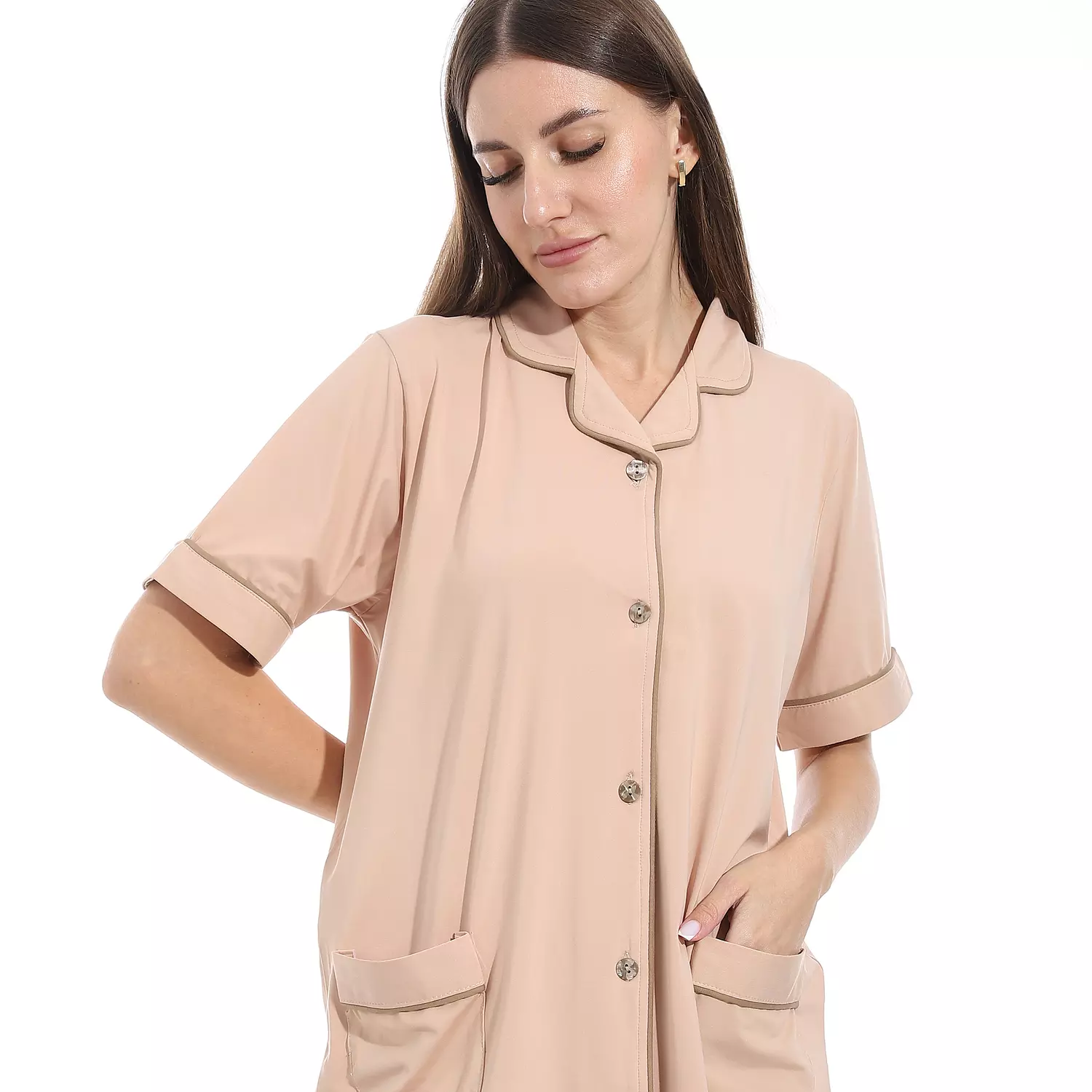 Women Classic PJ - 2534 - Beige 3