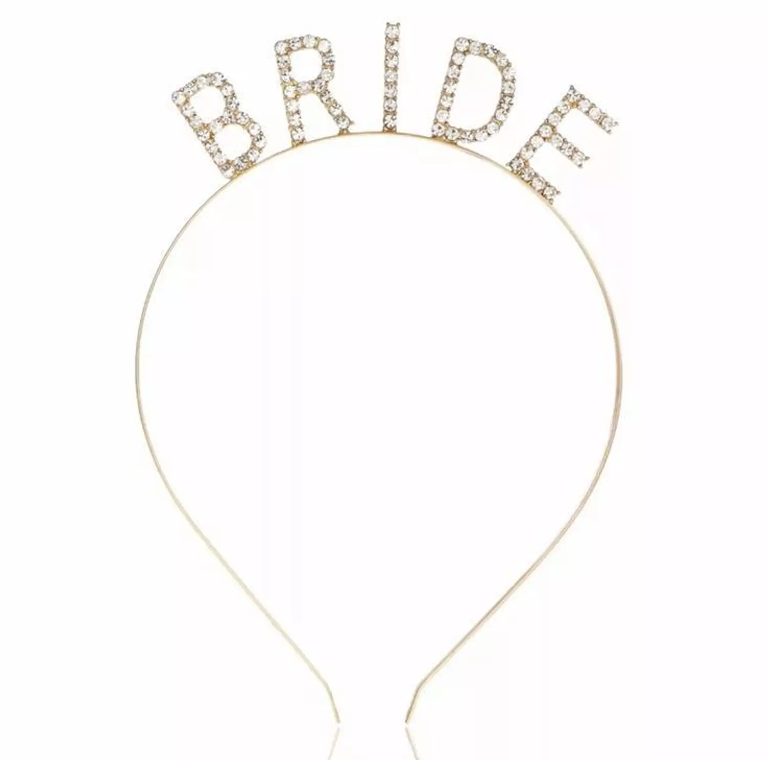 crystal bride headband image