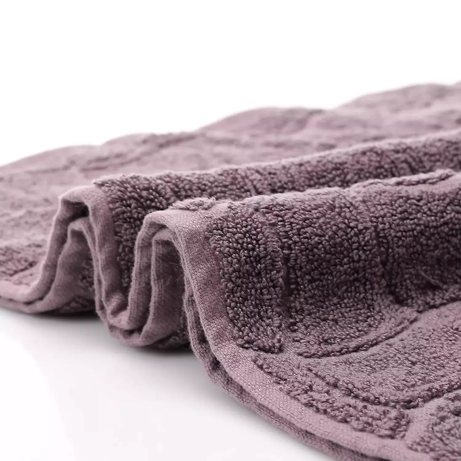 Towel  100% Cotton Size 70 x 140 cm - 2630 - Purple hover image