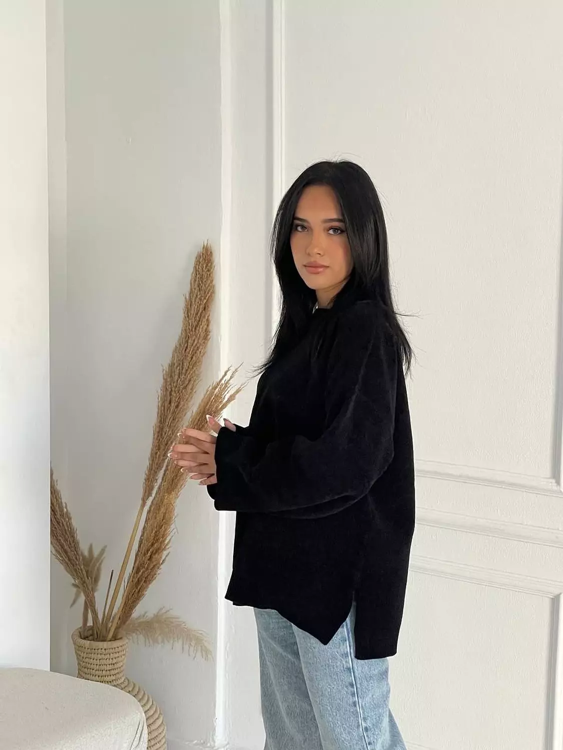 Soft velvet pullover 4