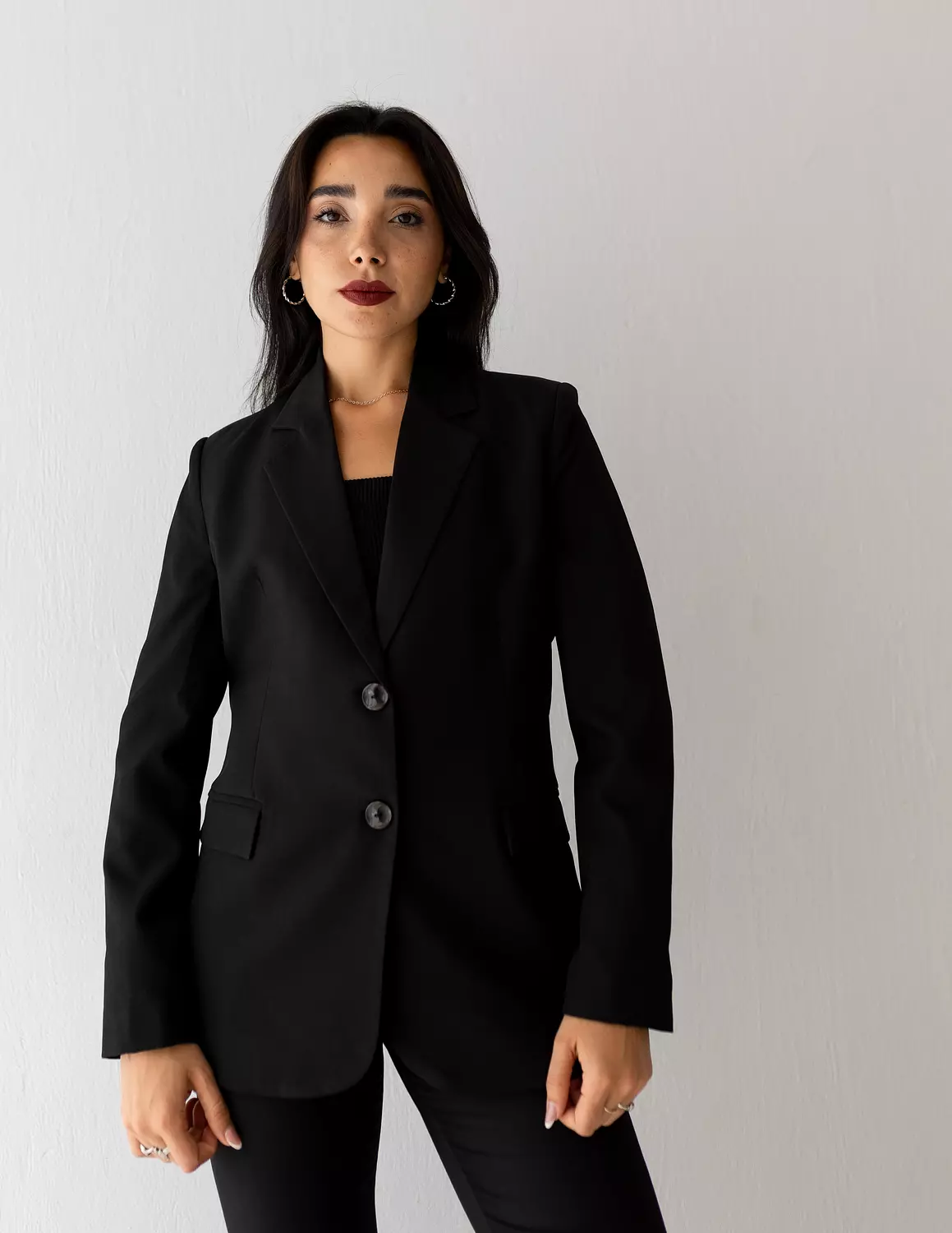 Black icon Straight Blazer image