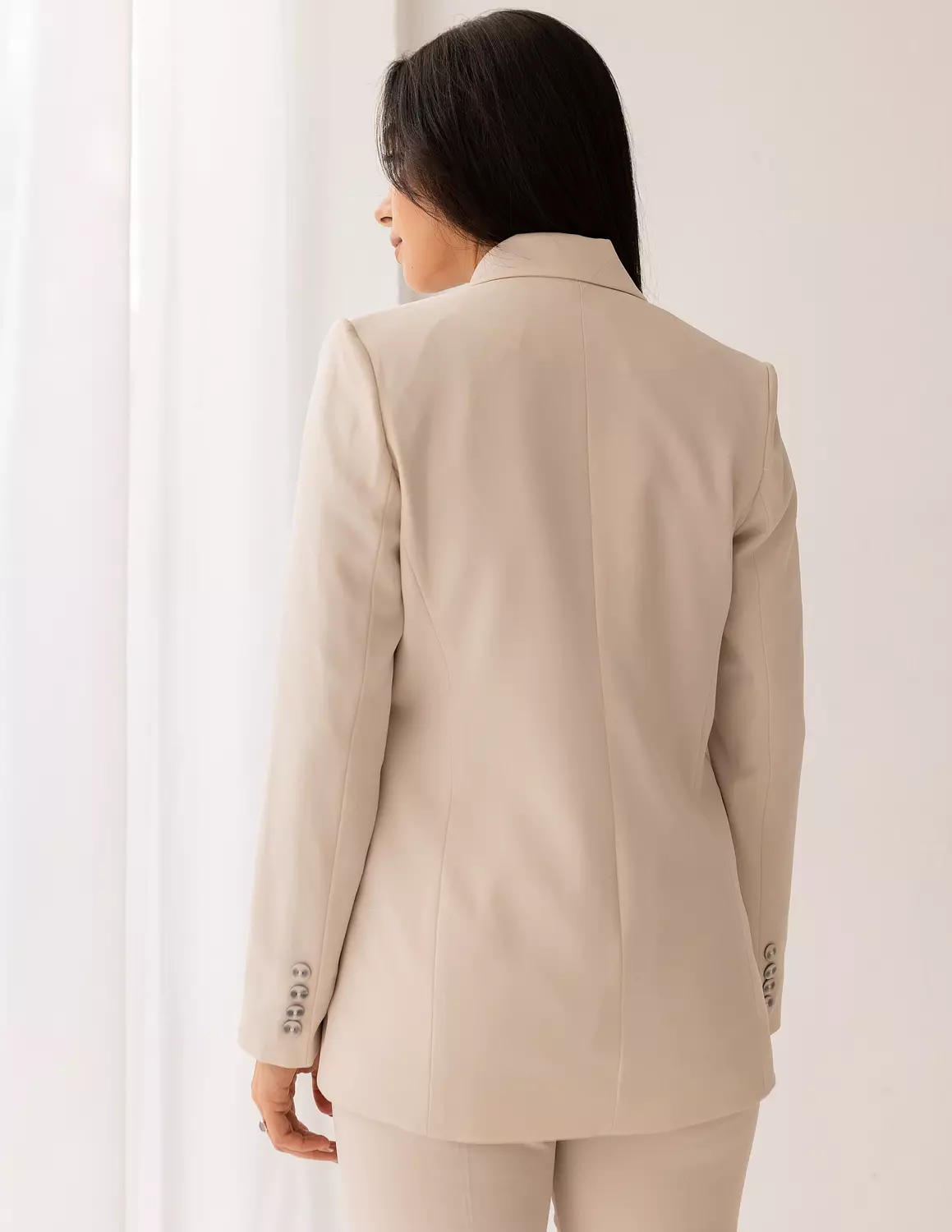 Soft Cream Straight Blazer 4
