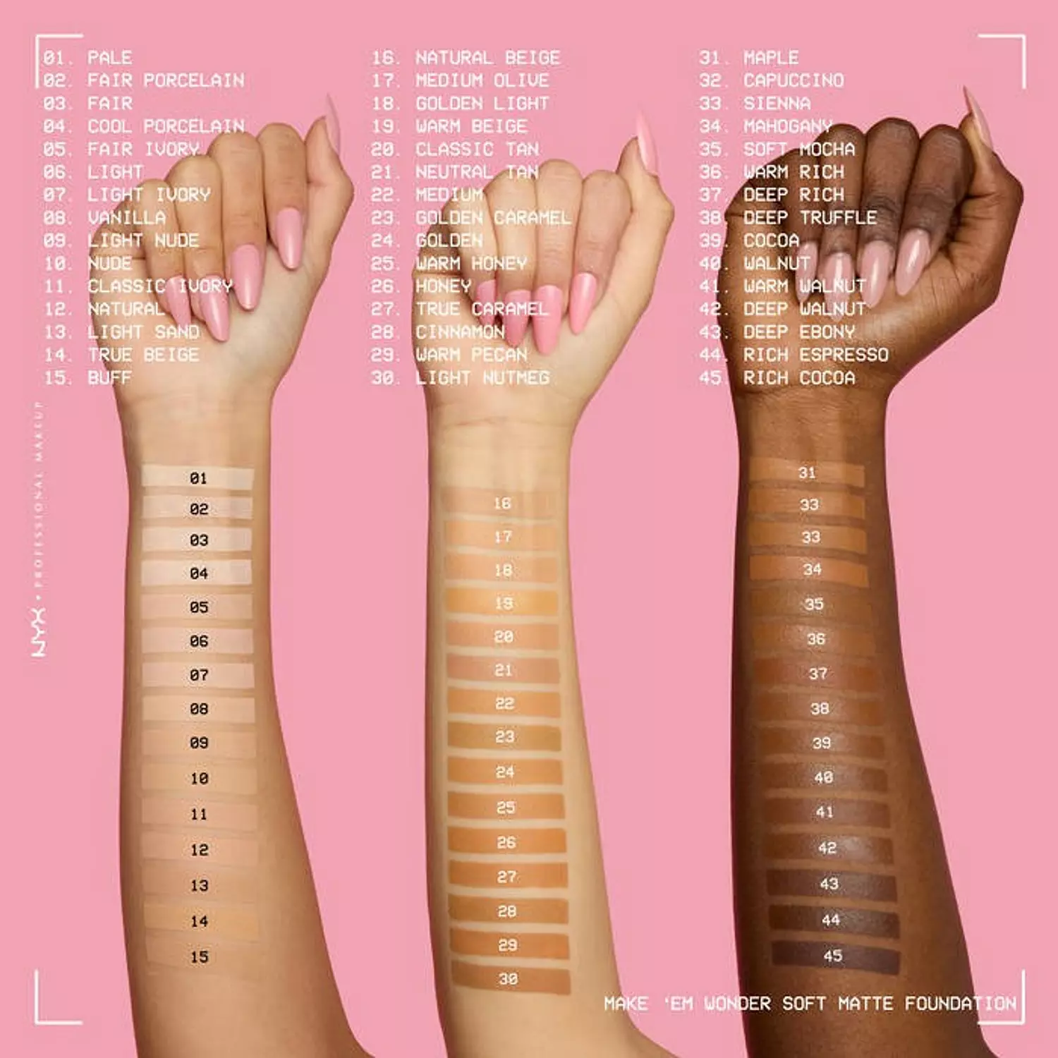 NYX Make ‘Em Wonder™ Soft Matte Buildable Foundation 2