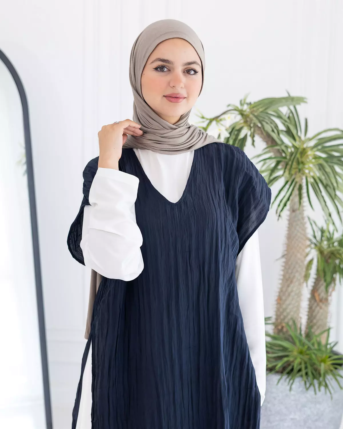  Sleeveless Shirt Dress 7