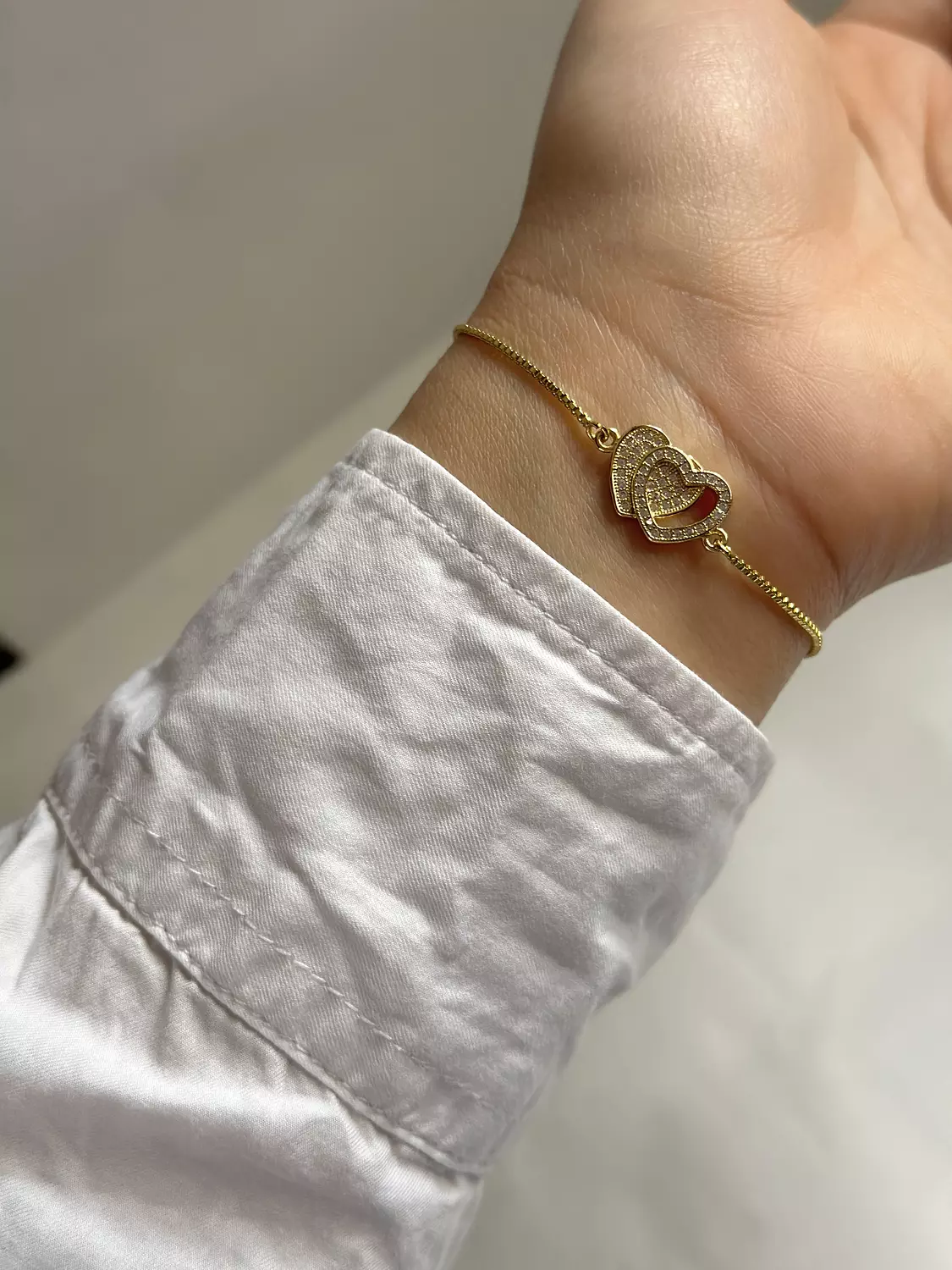 Gold Charms Adjustable bracelet 7