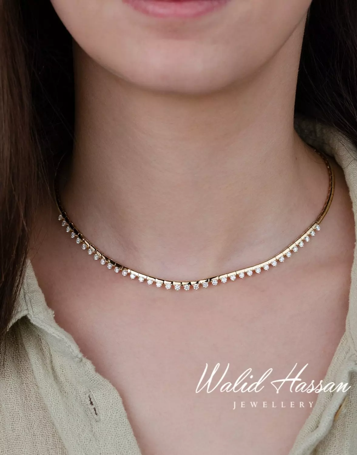 diamond choker 1333 image