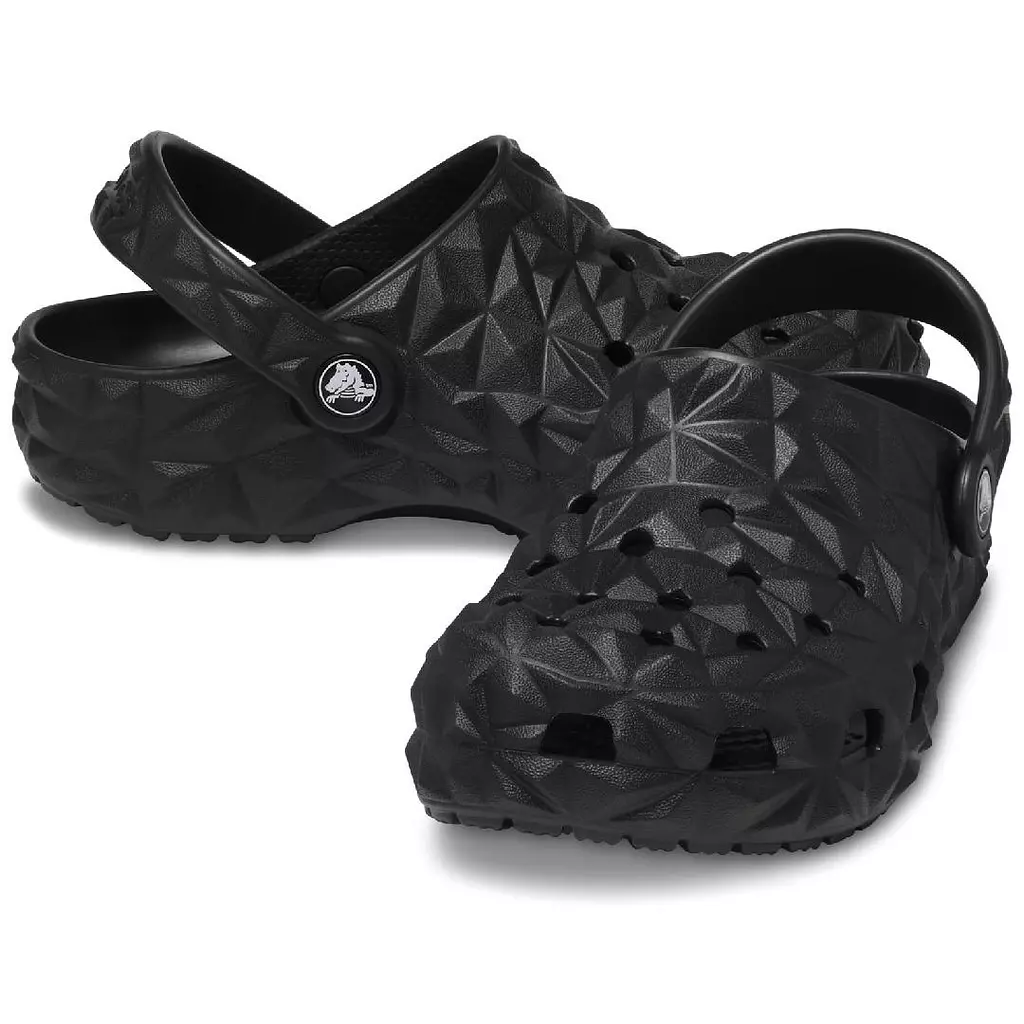 Geometric Clog-Black