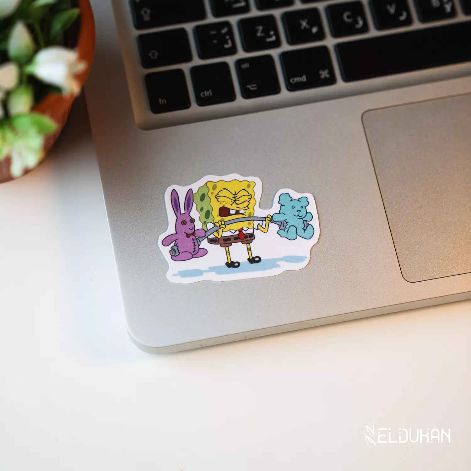 Spongebob gym sticker image