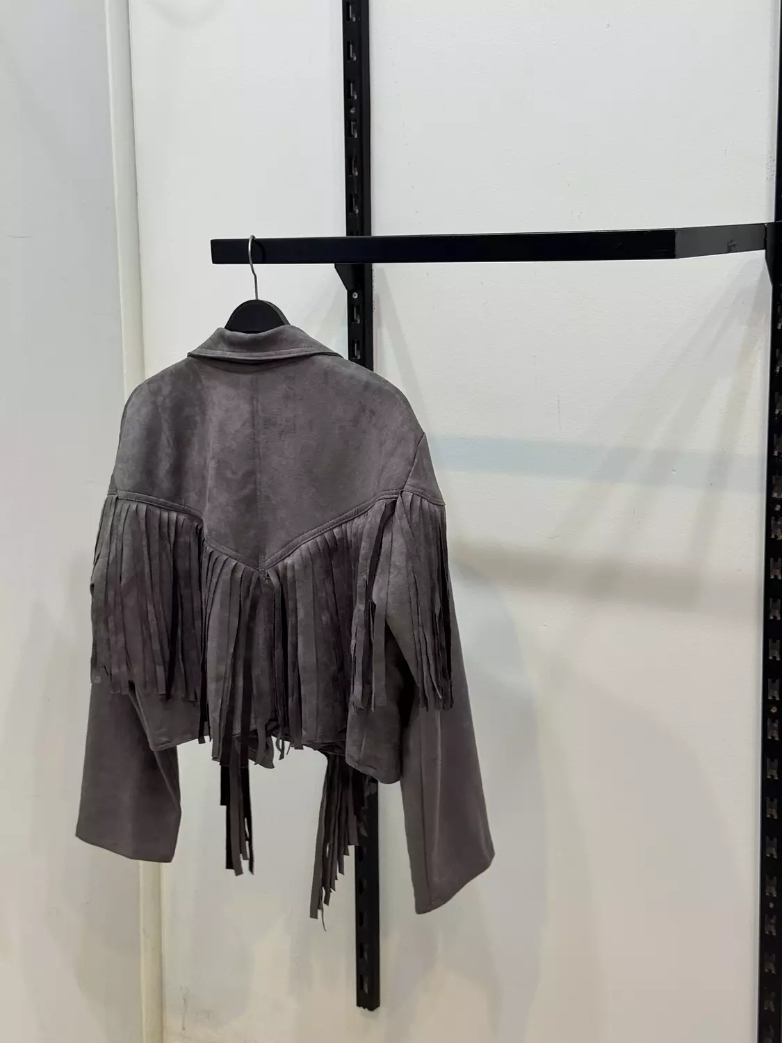 Fringed suede winter jacket  9