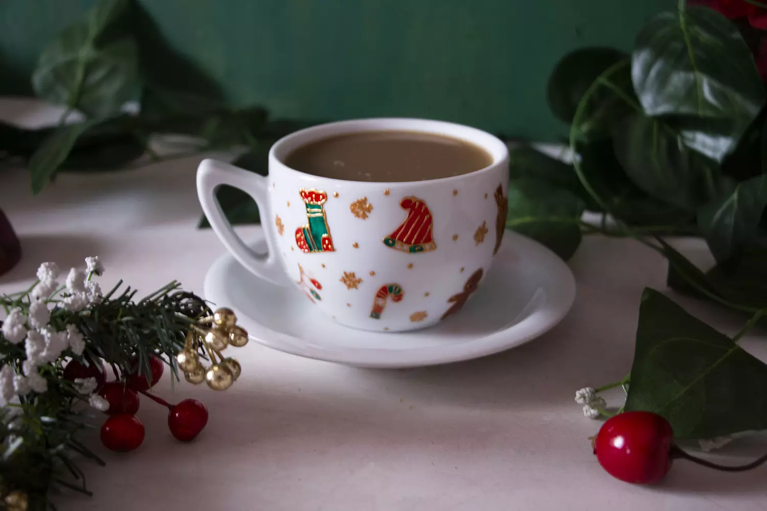 Christmas Vibes Cappuccino Cup 1