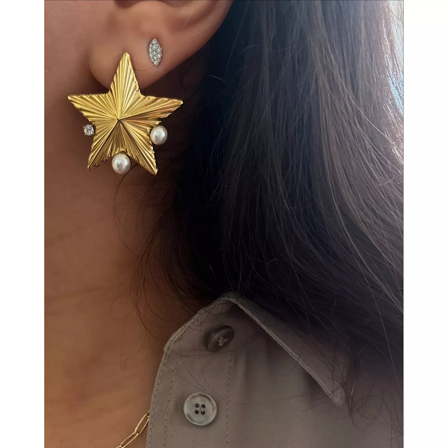 Statement Star Earrings  1