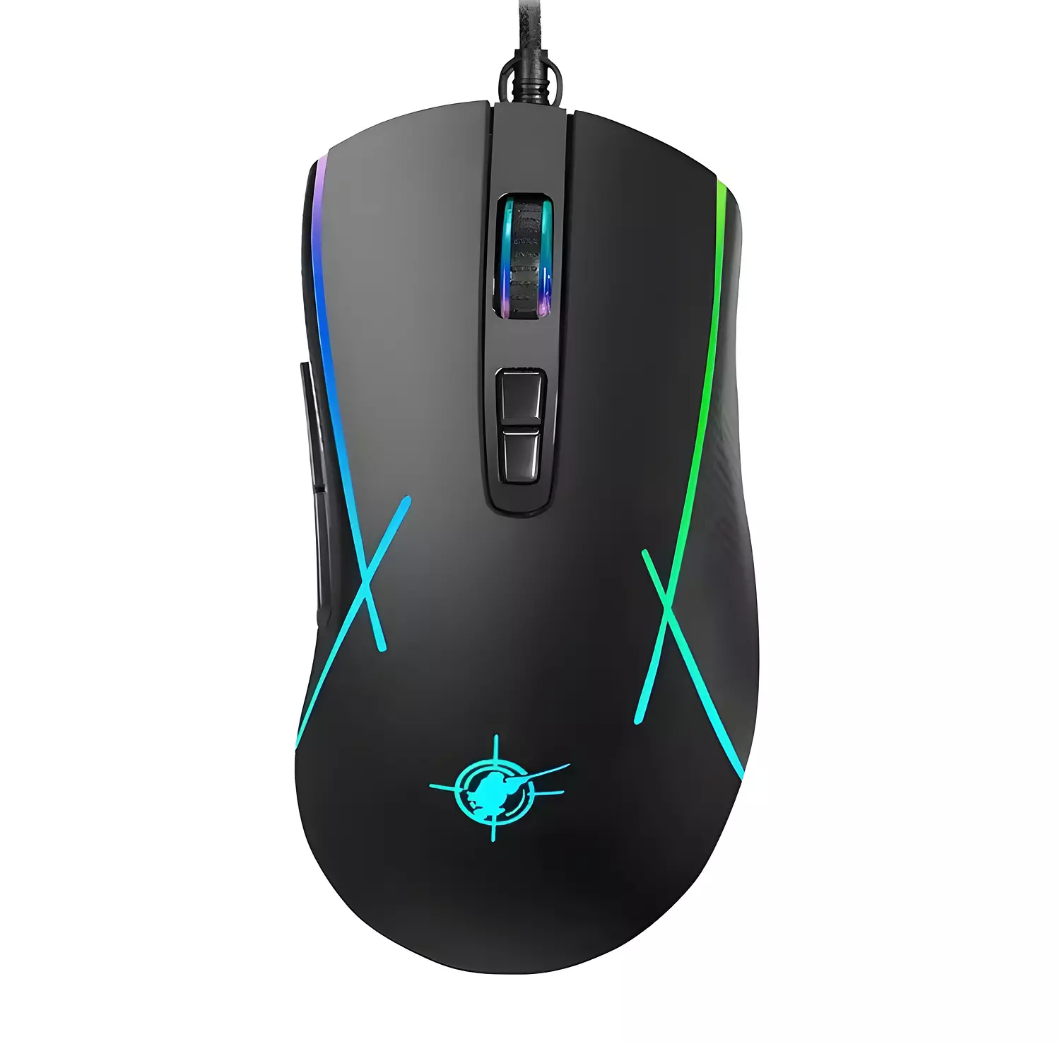 X1 Professional Rainbow Lighting Gaming Mouse - 3200 DPI Precision, Non-Slip Design image