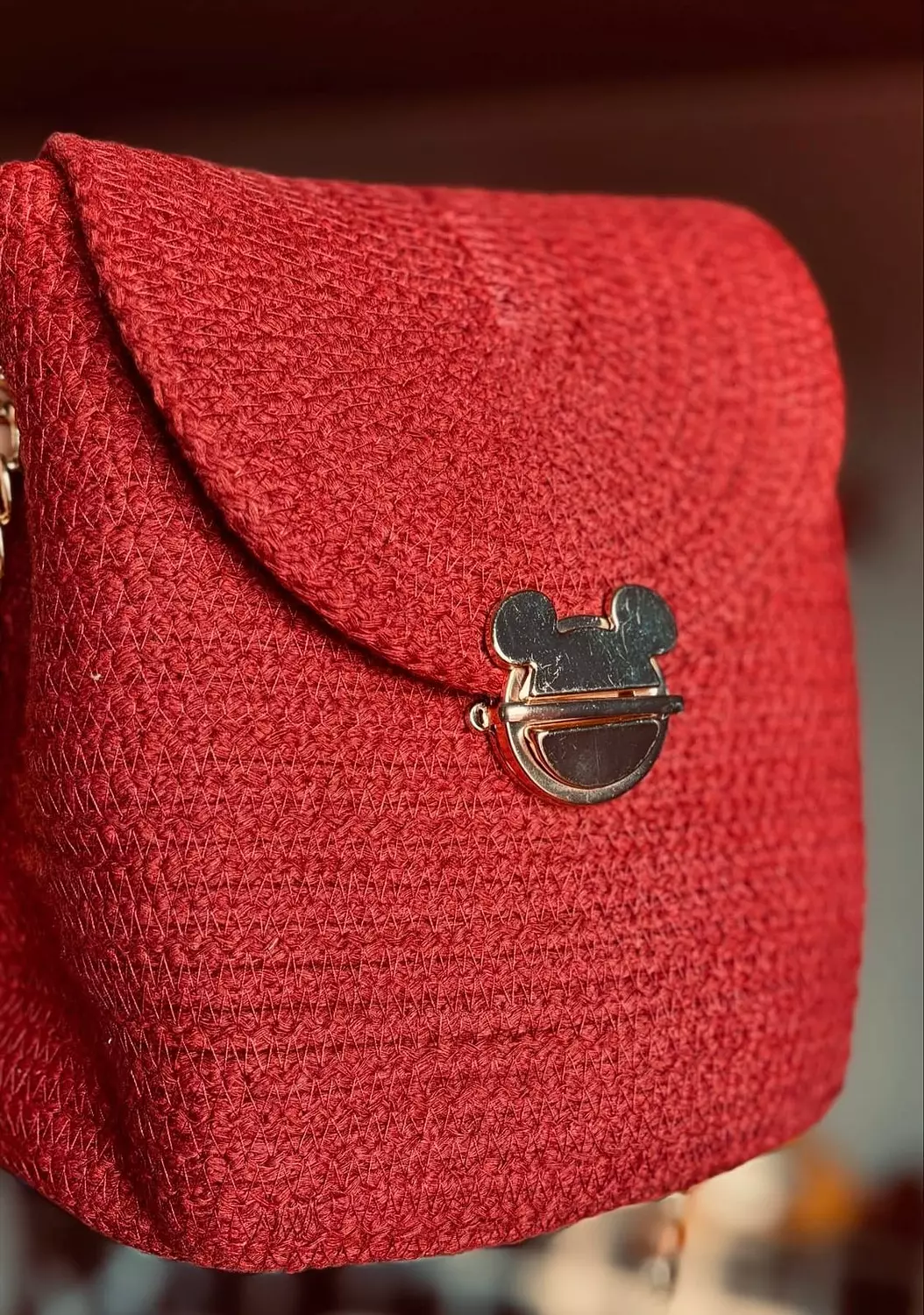 Mickey Mouse Bag ( Maroon Set ) 2