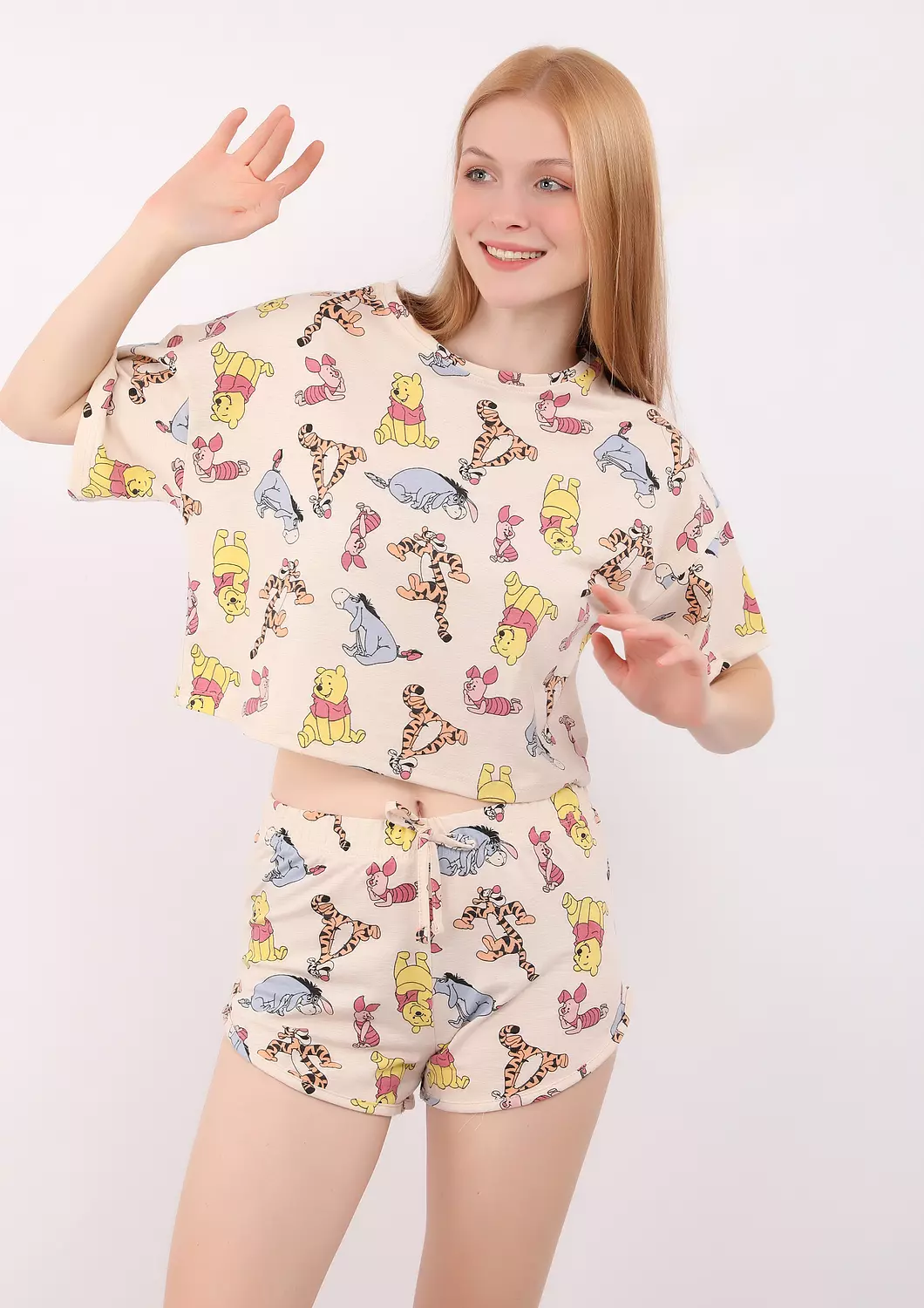 Winnie The Pooh Short Pajama Set 4