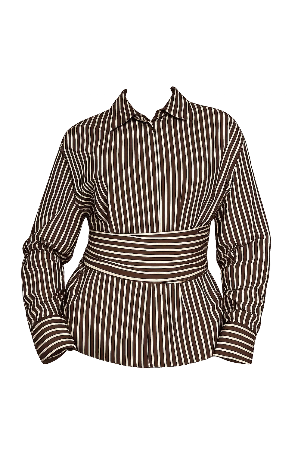 corset striped shirt hover image