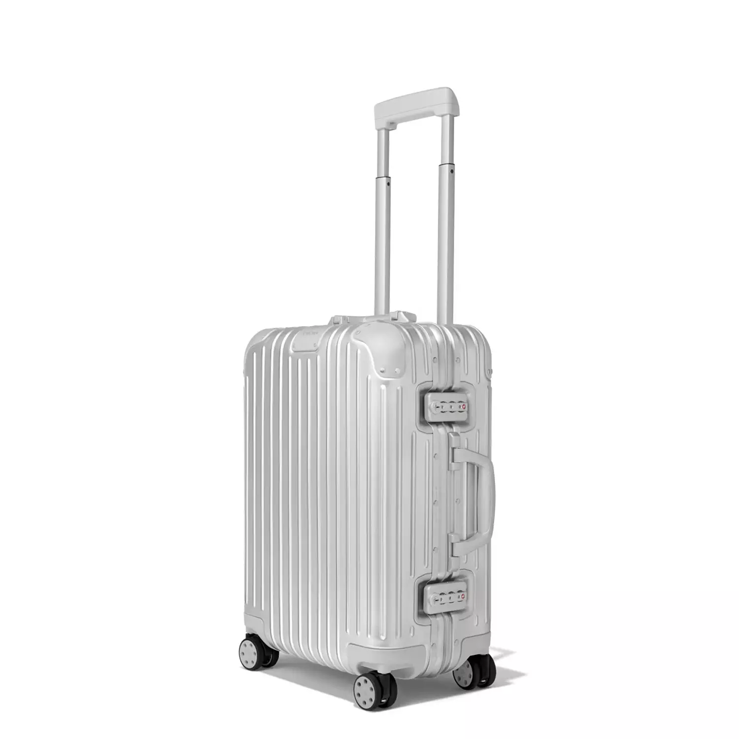 Rimowa Original Cabin carry-on suitcase in silver aluminum hover image