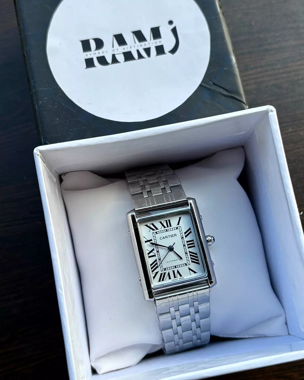 Cartier tank steel 4