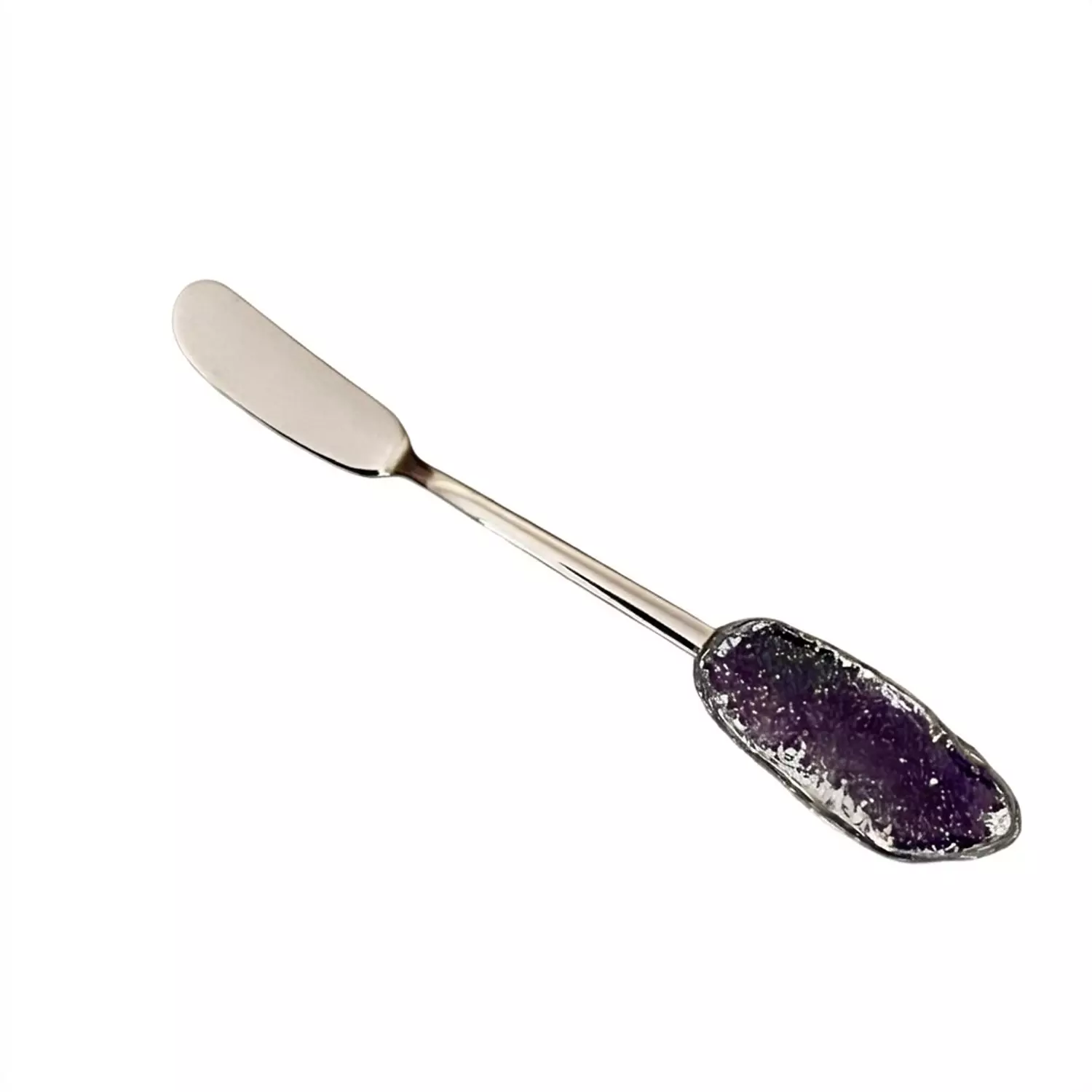 Silver Stainless Steel Butter Knife hover image