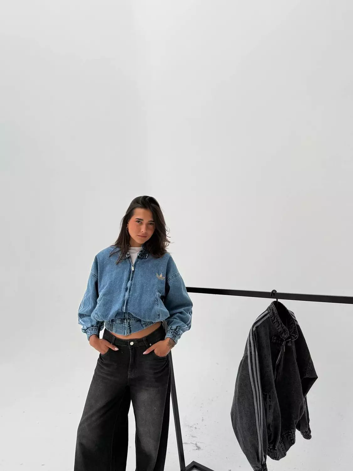 Adidas jeans jacket  7