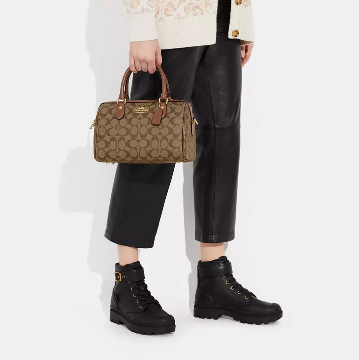 Coach Rowan Crossbody In Signature Canvas 5