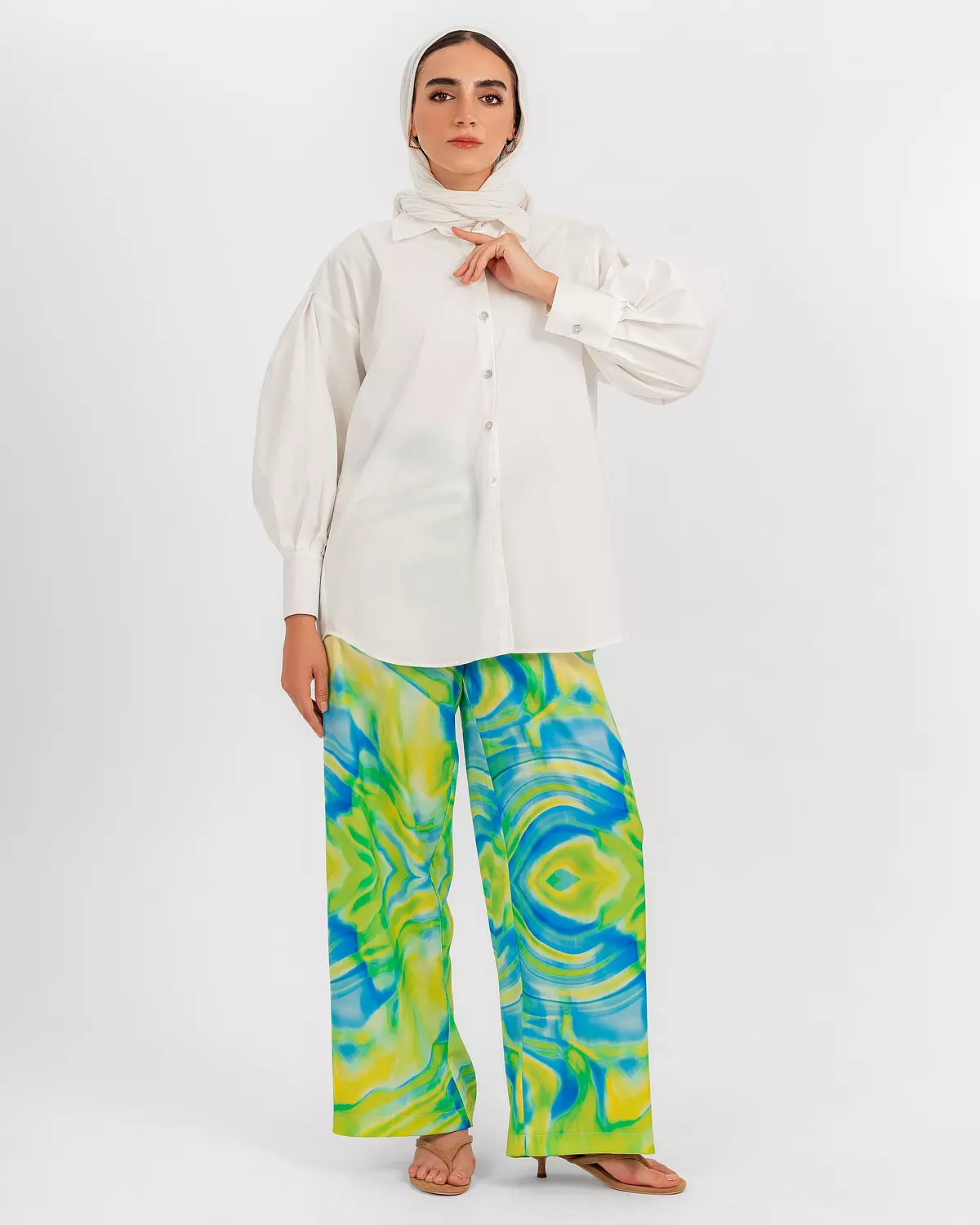 Green Multi Pants 3
