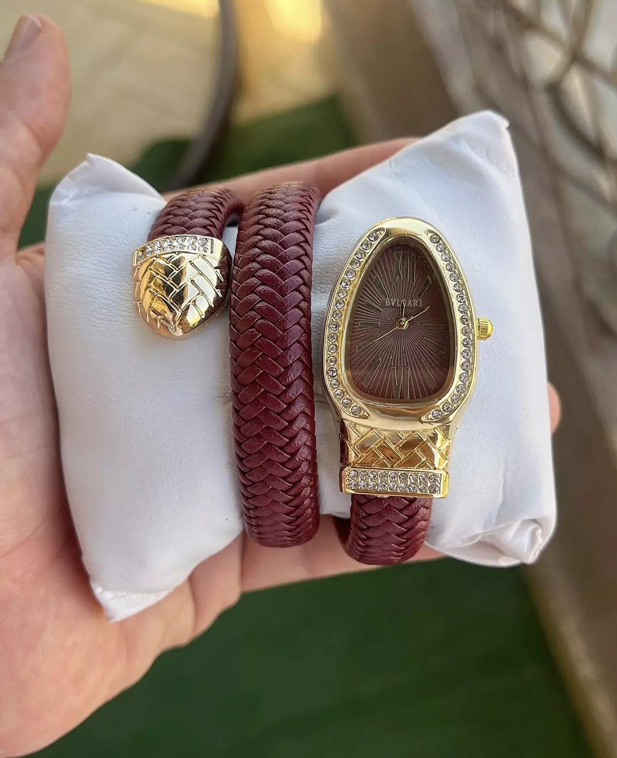 Burgandy Bvlgari hover image