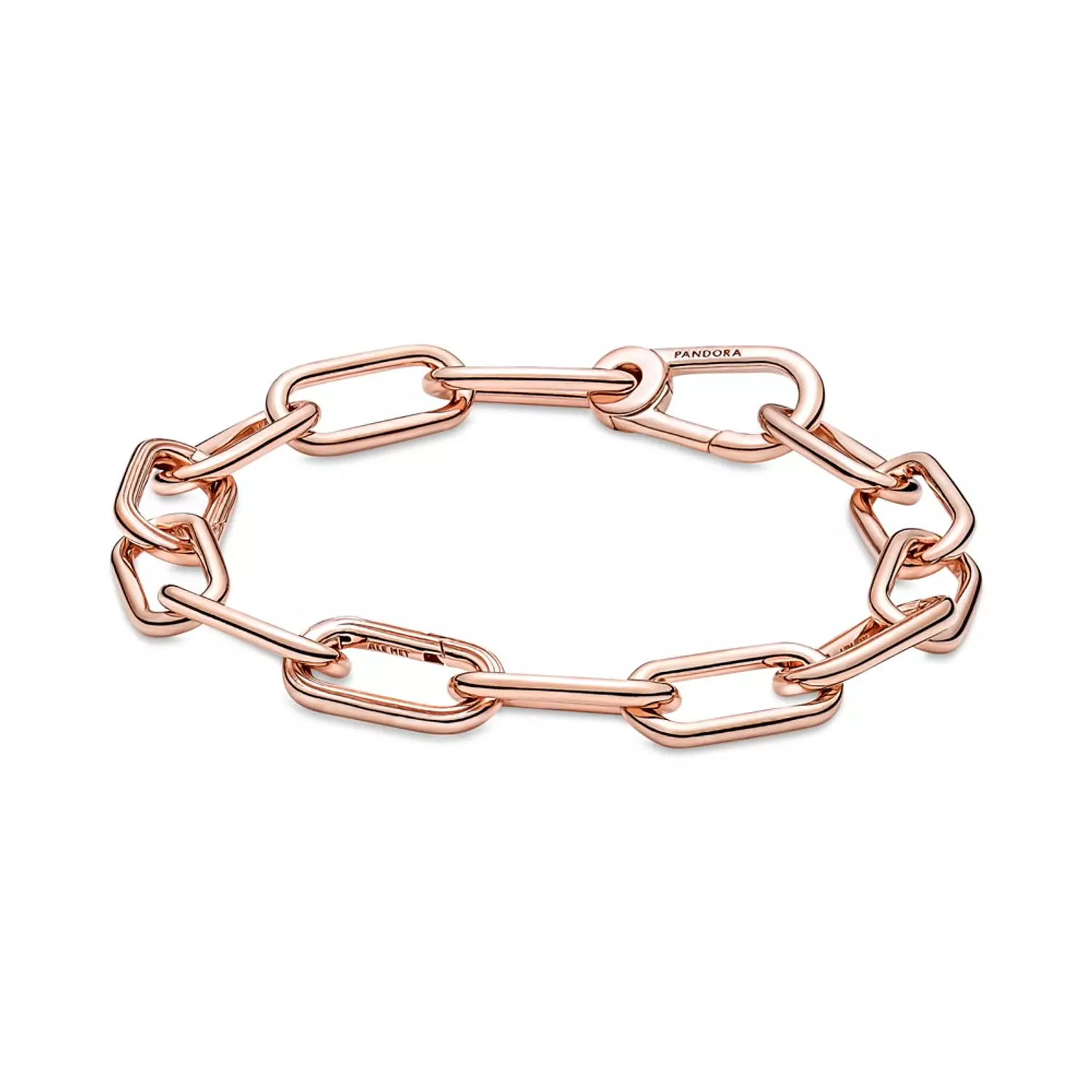 14k Rose gold-plated link bracelet image