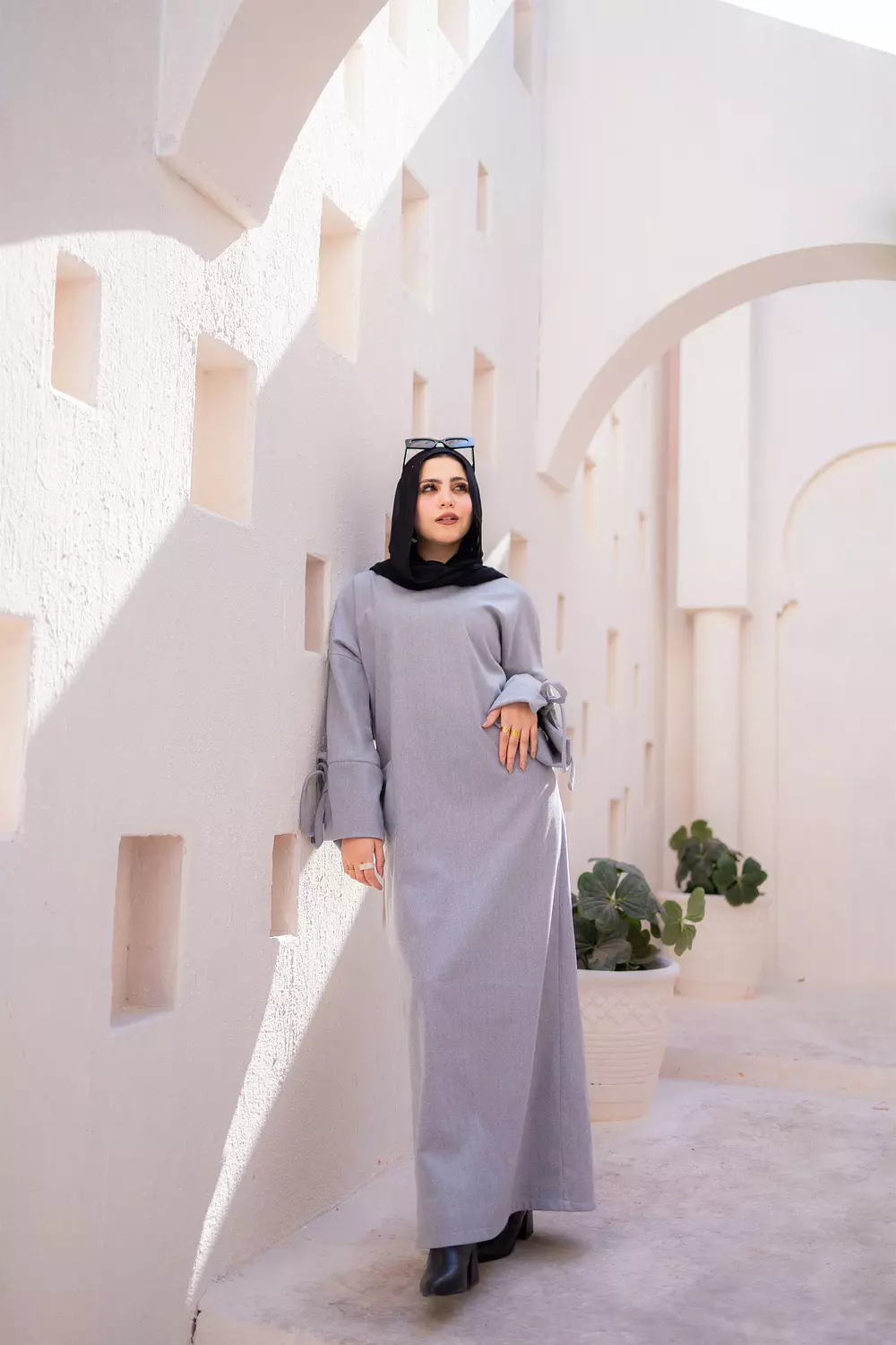 Sofia Dress Gray 2