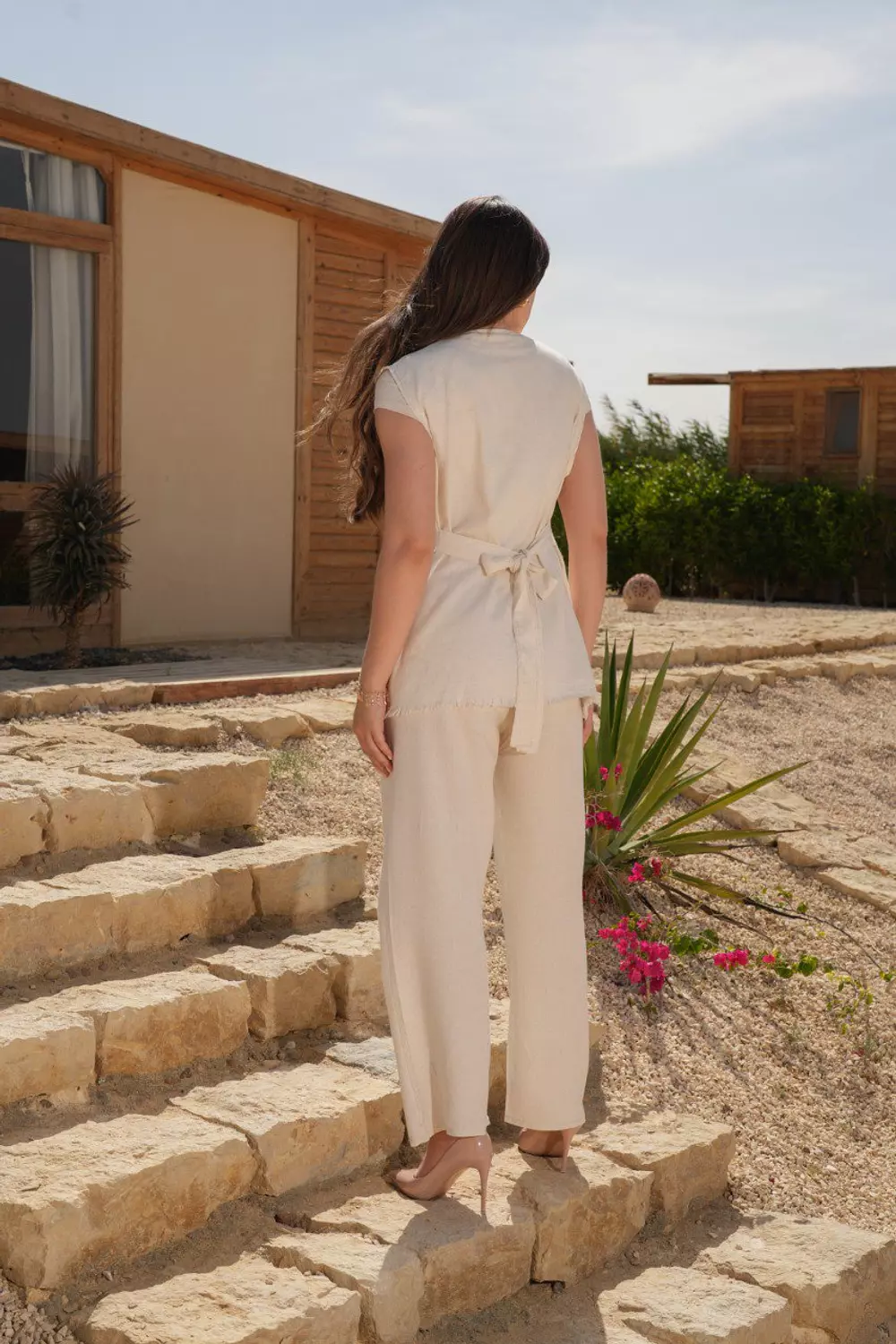 Linen Set with Strap hover image