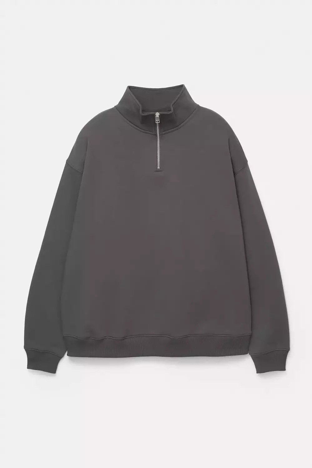 Pull&bear Basic Quarter Zip Sweatshirt  11