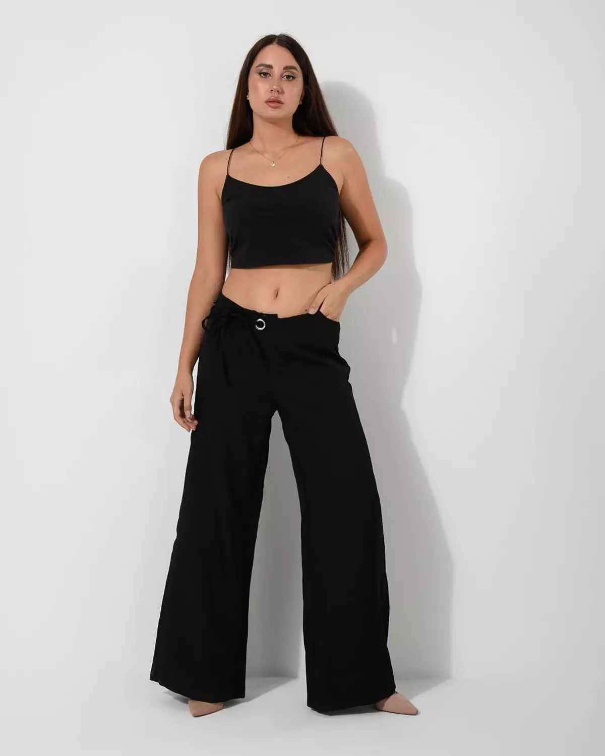 Black Formal Pants hover image