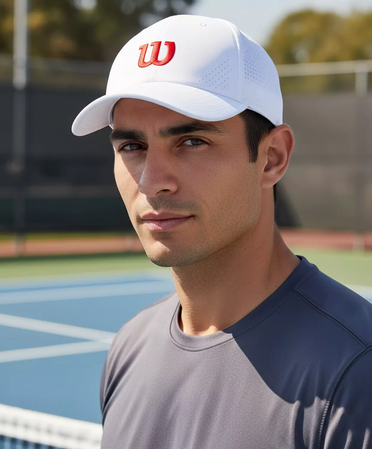 Wilson active perforated cap - White 2