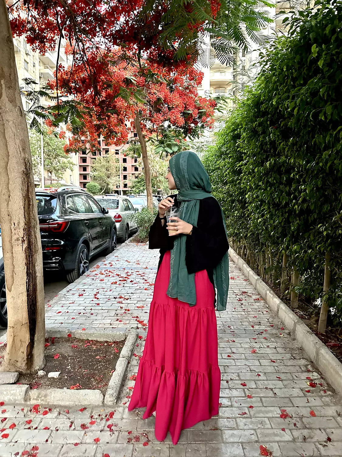 Nabeela Skirt - Hot Pink 6