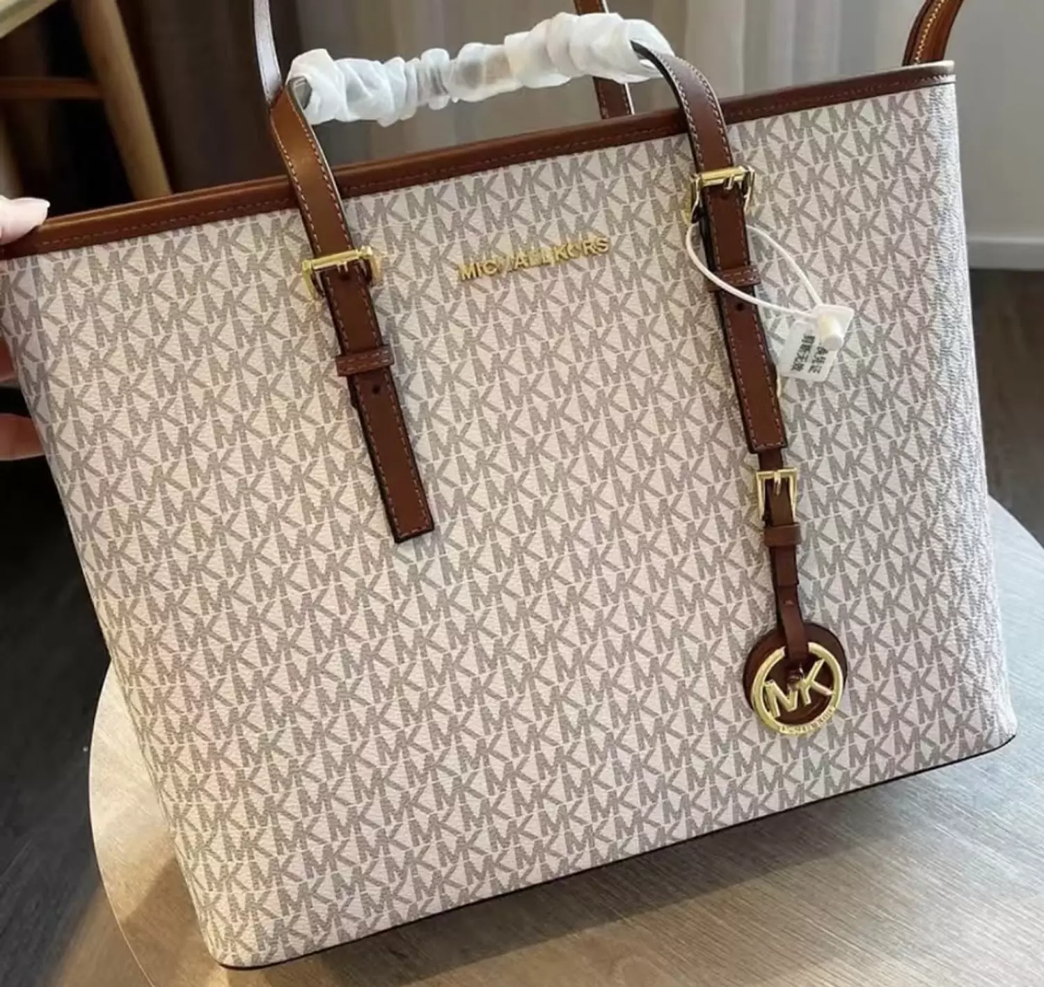 Michael Kors large Tote vanilla  image
