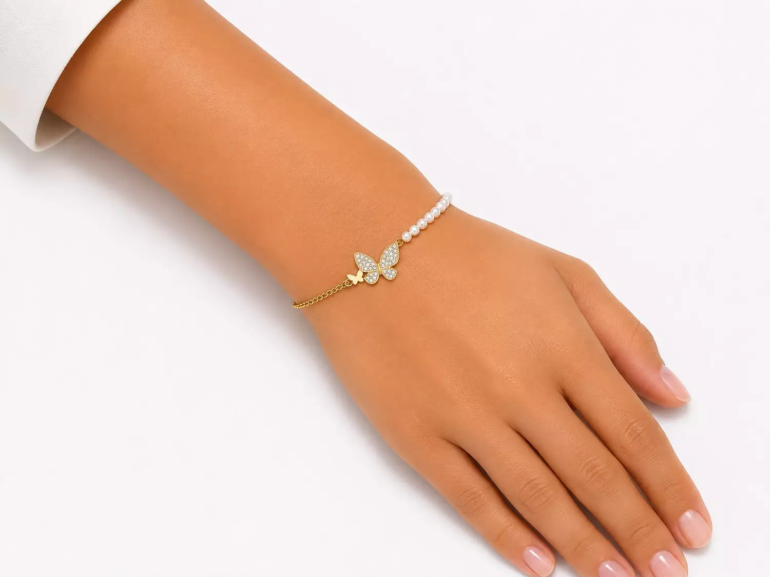 Silver Bracelet Butterfly image