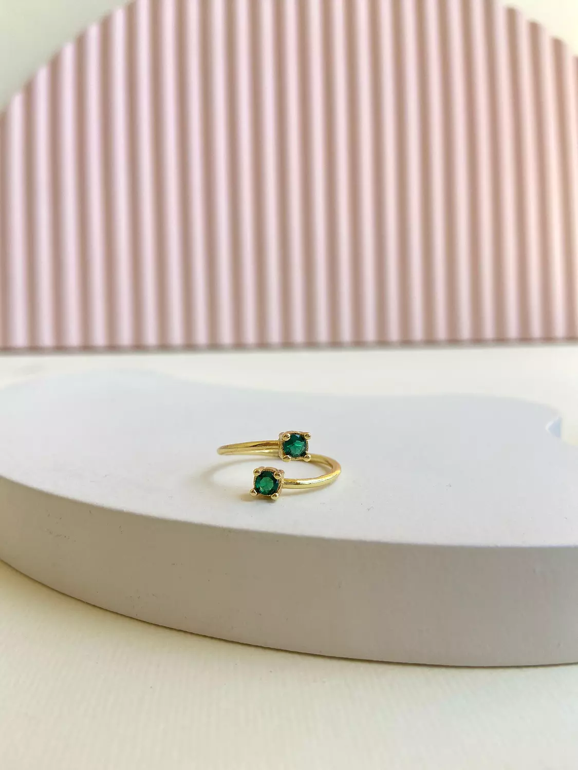 Green tiny rings 6