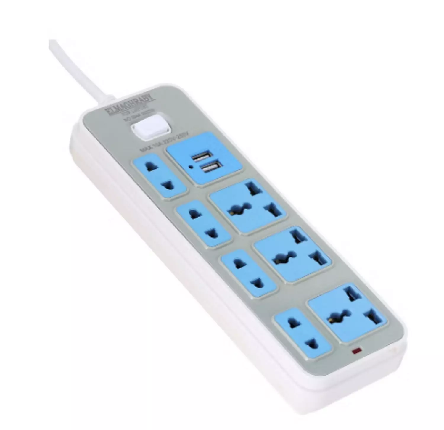 POWER STRIP ELMAGHRABY 7PORT +2USB hover image