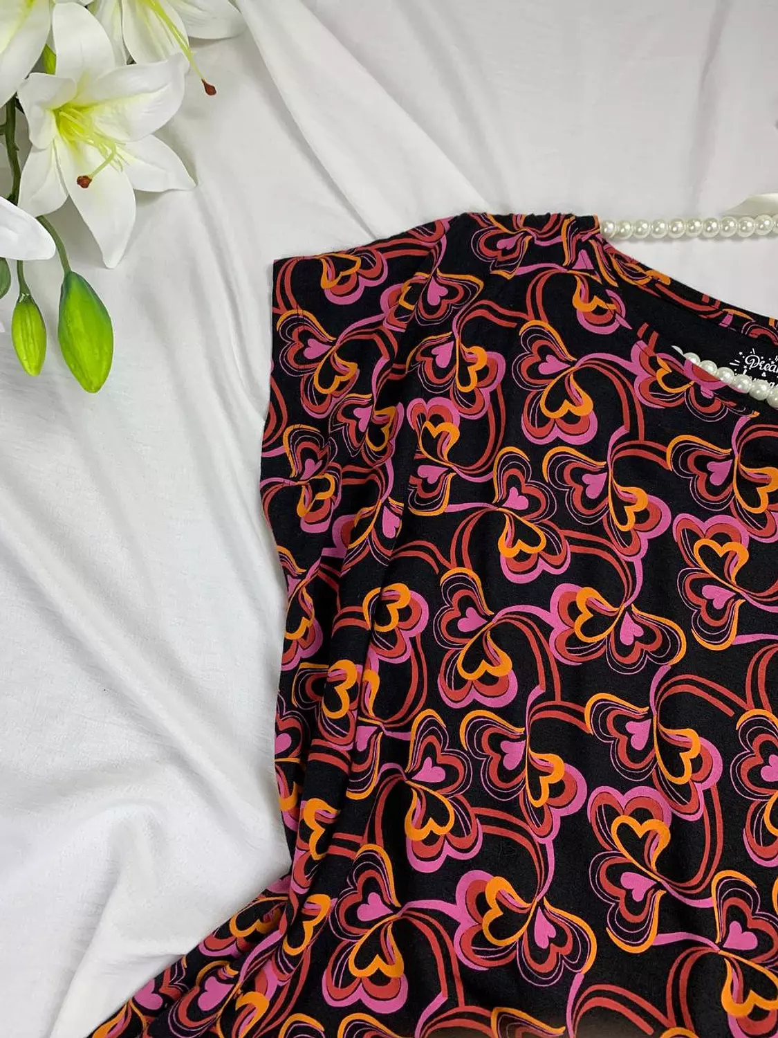 Long pure cotton sleeping shirt from Splash hover image