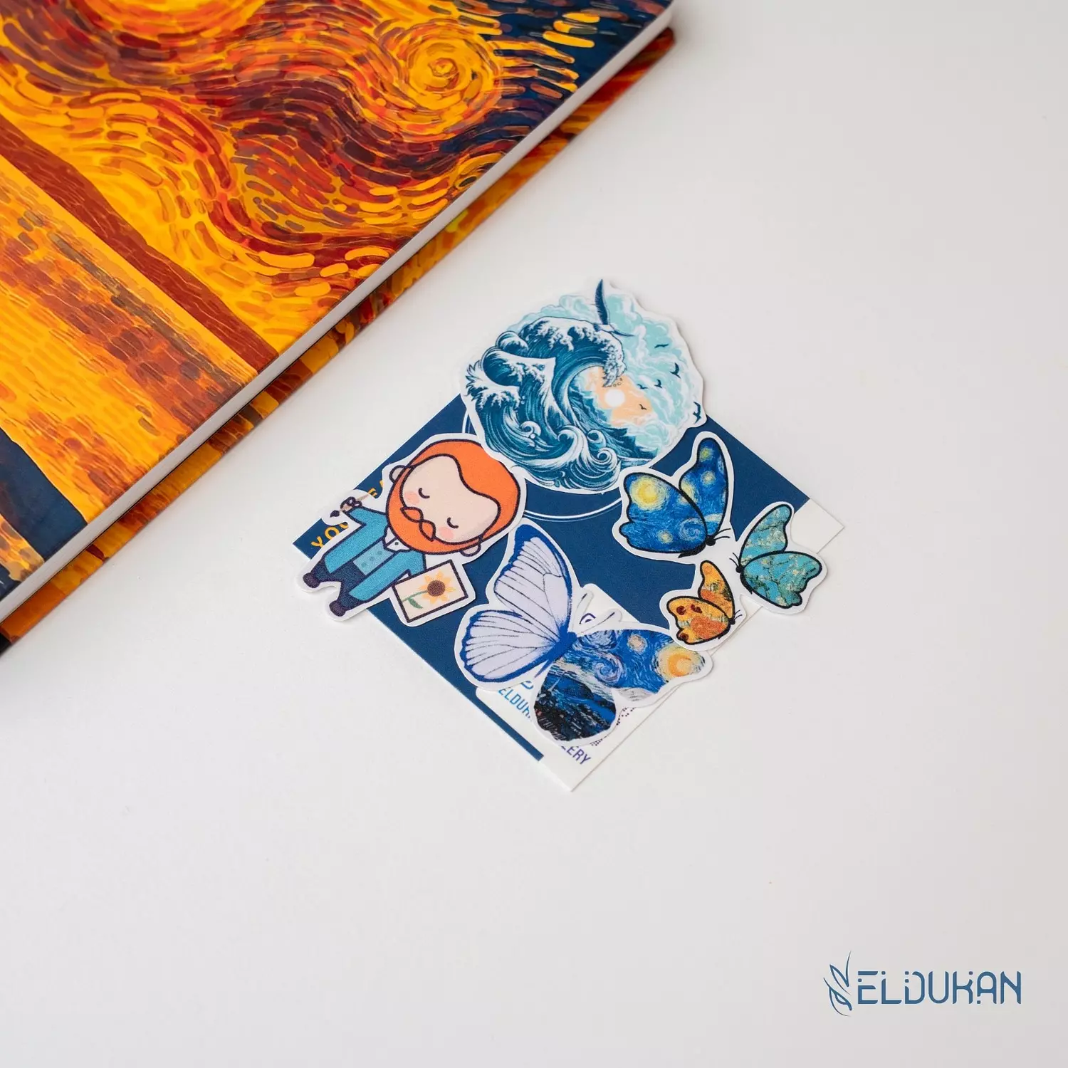 Orange Van Gogh notebook package hover image