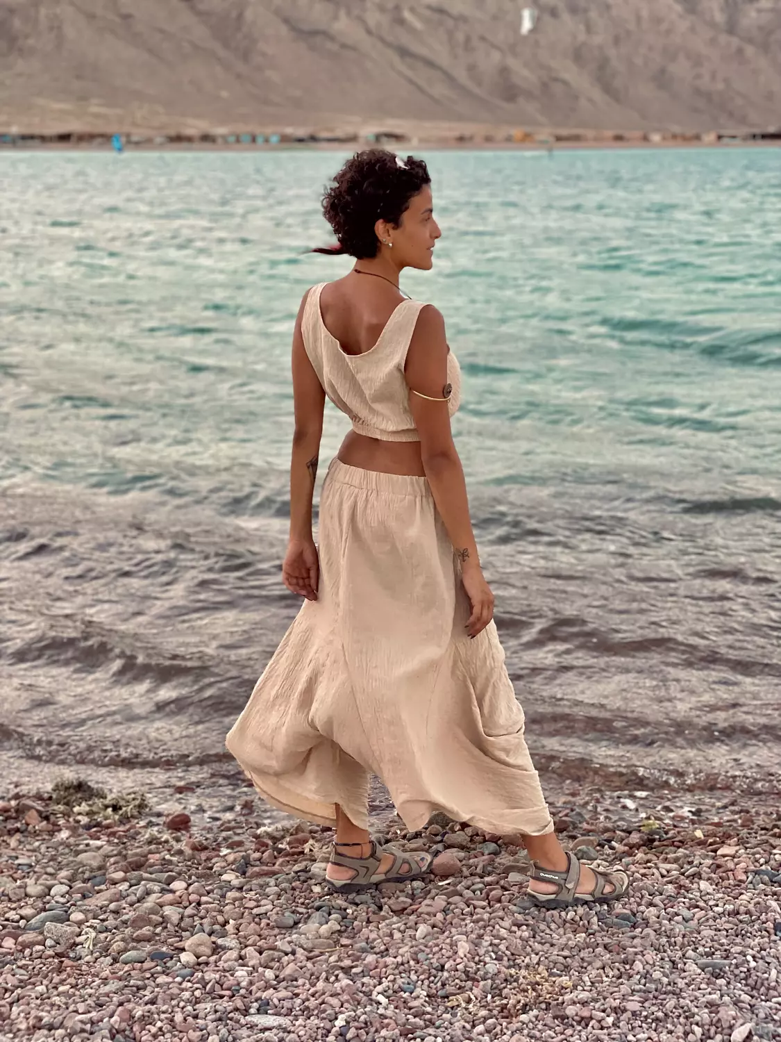 Linen boho pants  image