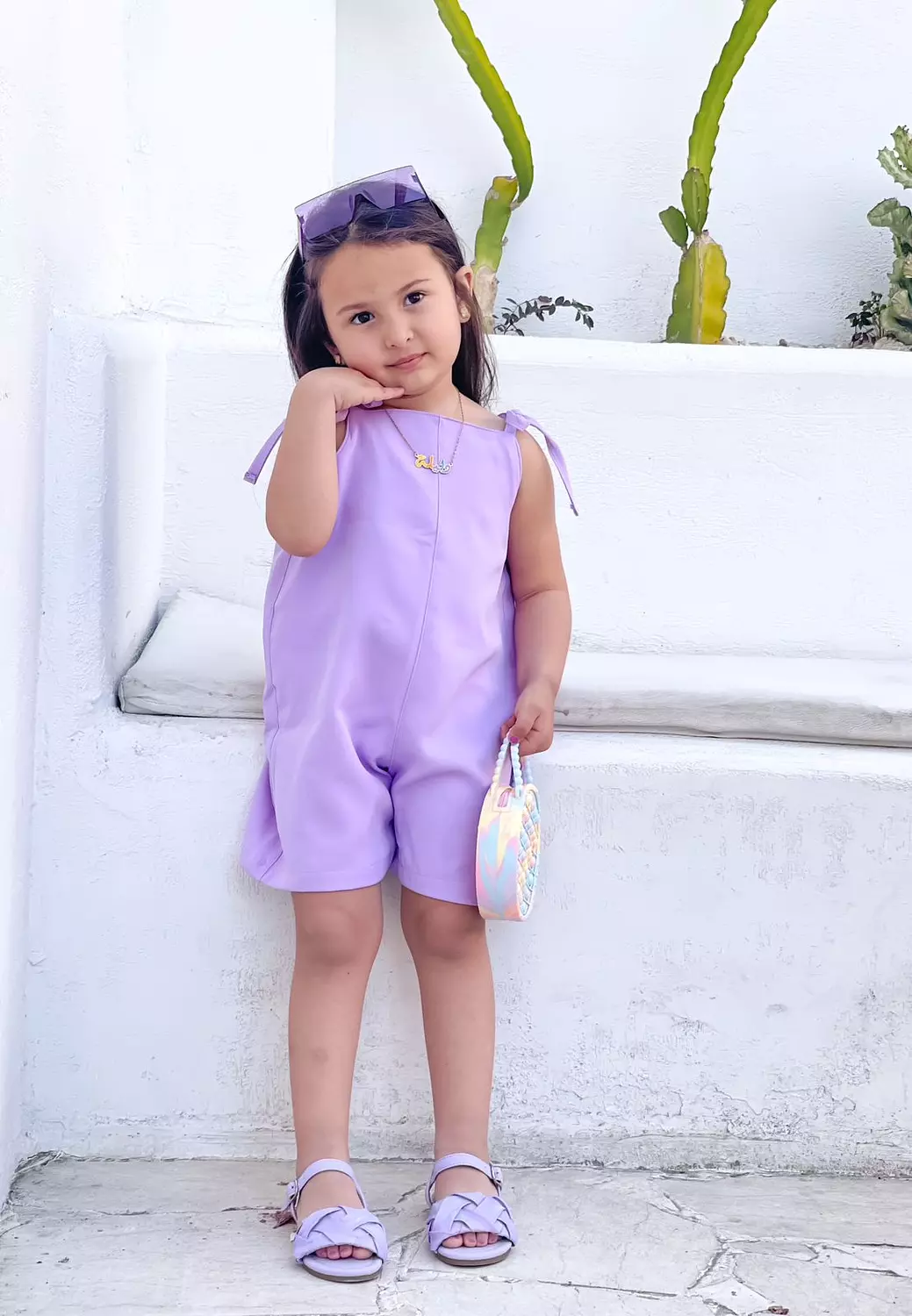 Jumpsuit - Purple hover image