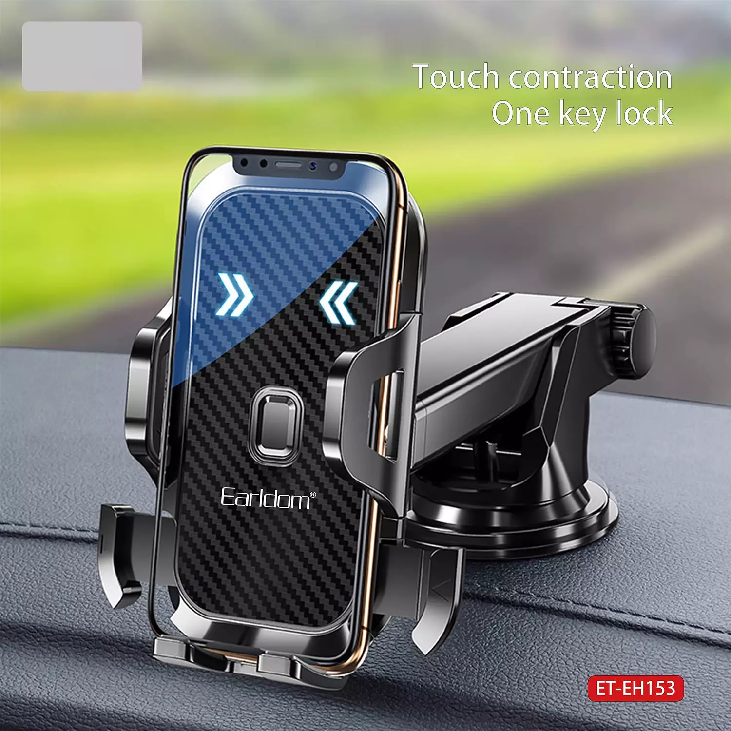 Gravity Car Phone Holder with 360-Degree Rotation - Earldom EH153 7