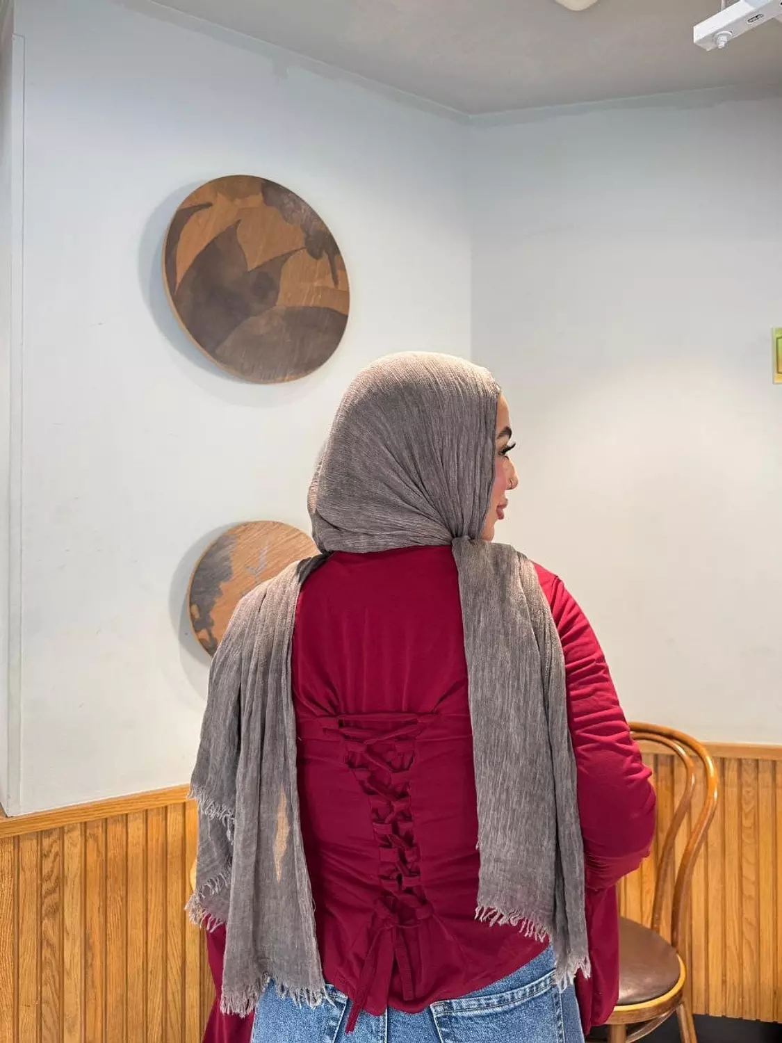String back blouse 7
