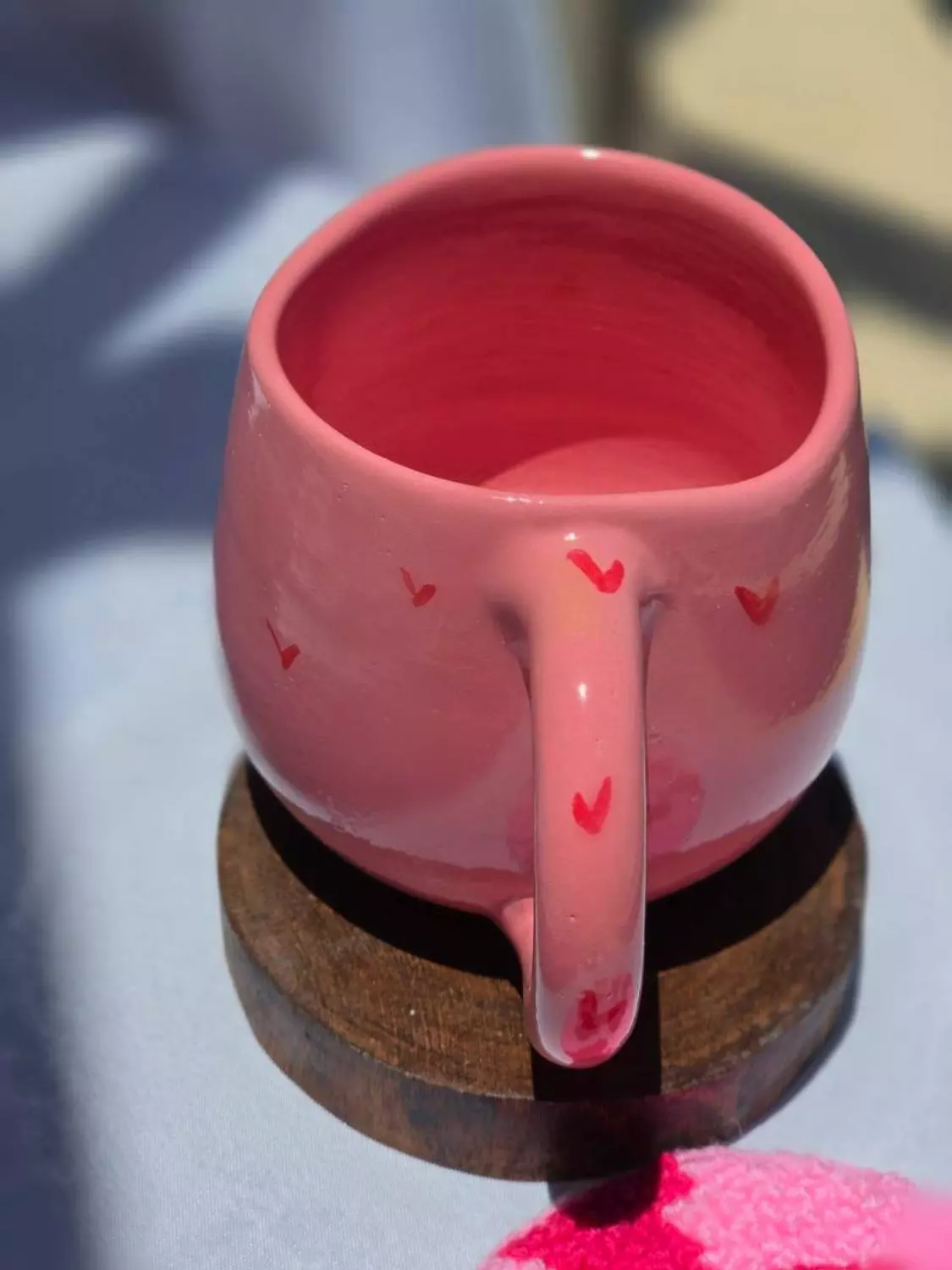 Pink Hearts mug 4