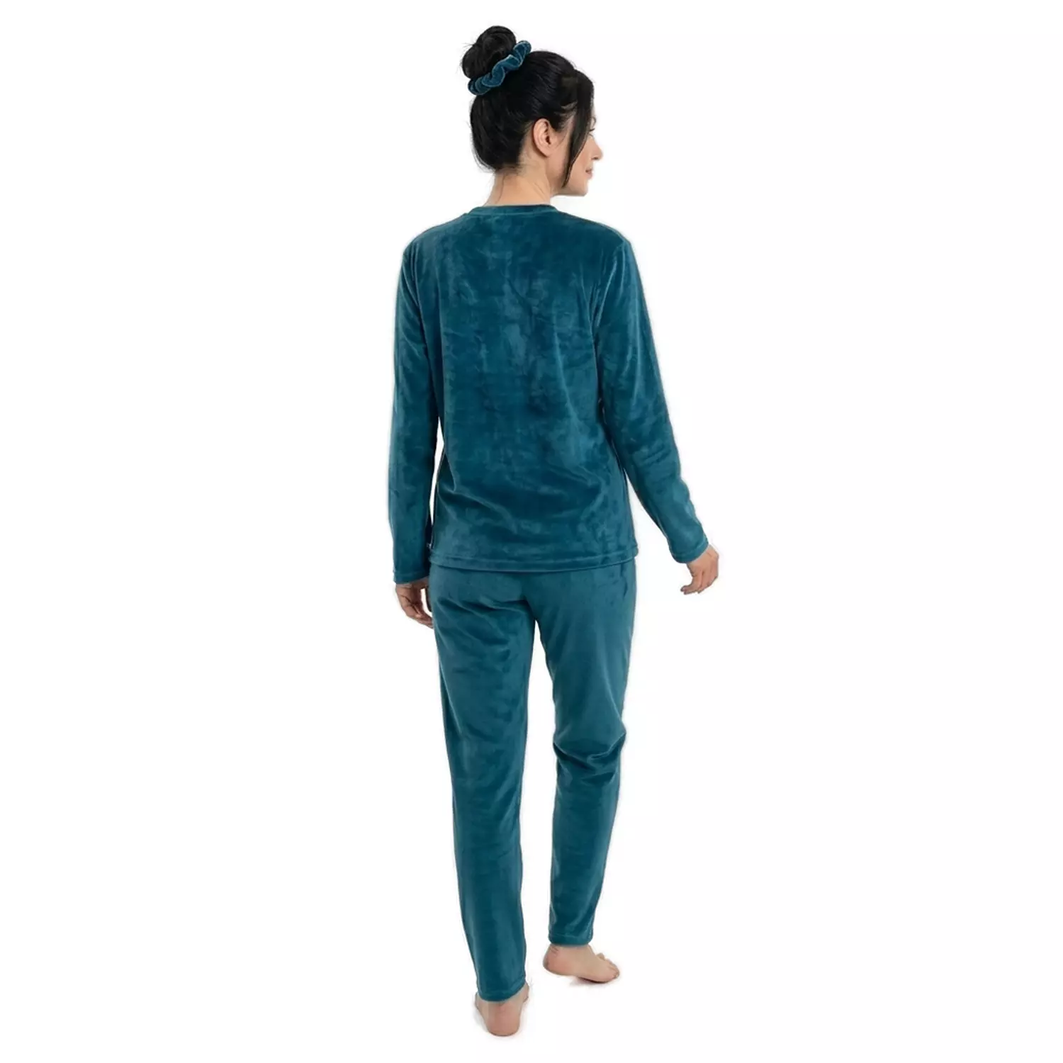 Shorto Women Pajama Fleece Joy PJ - 2639 - Navy Blue 3