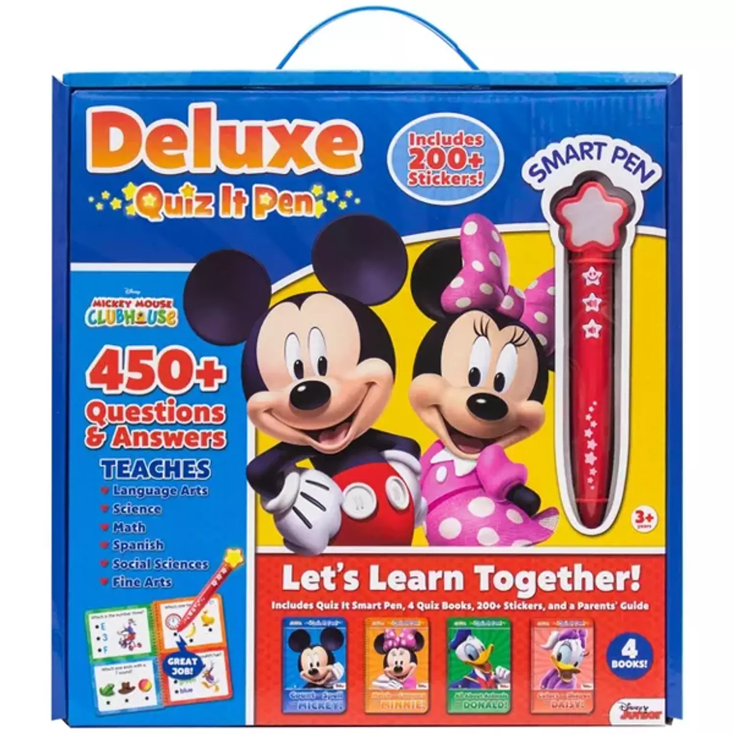 Disney Junior Mickey Mouse Clubhouse: Let's Learn Together! Deluxe Quiz It Pen Sound Book Set image
