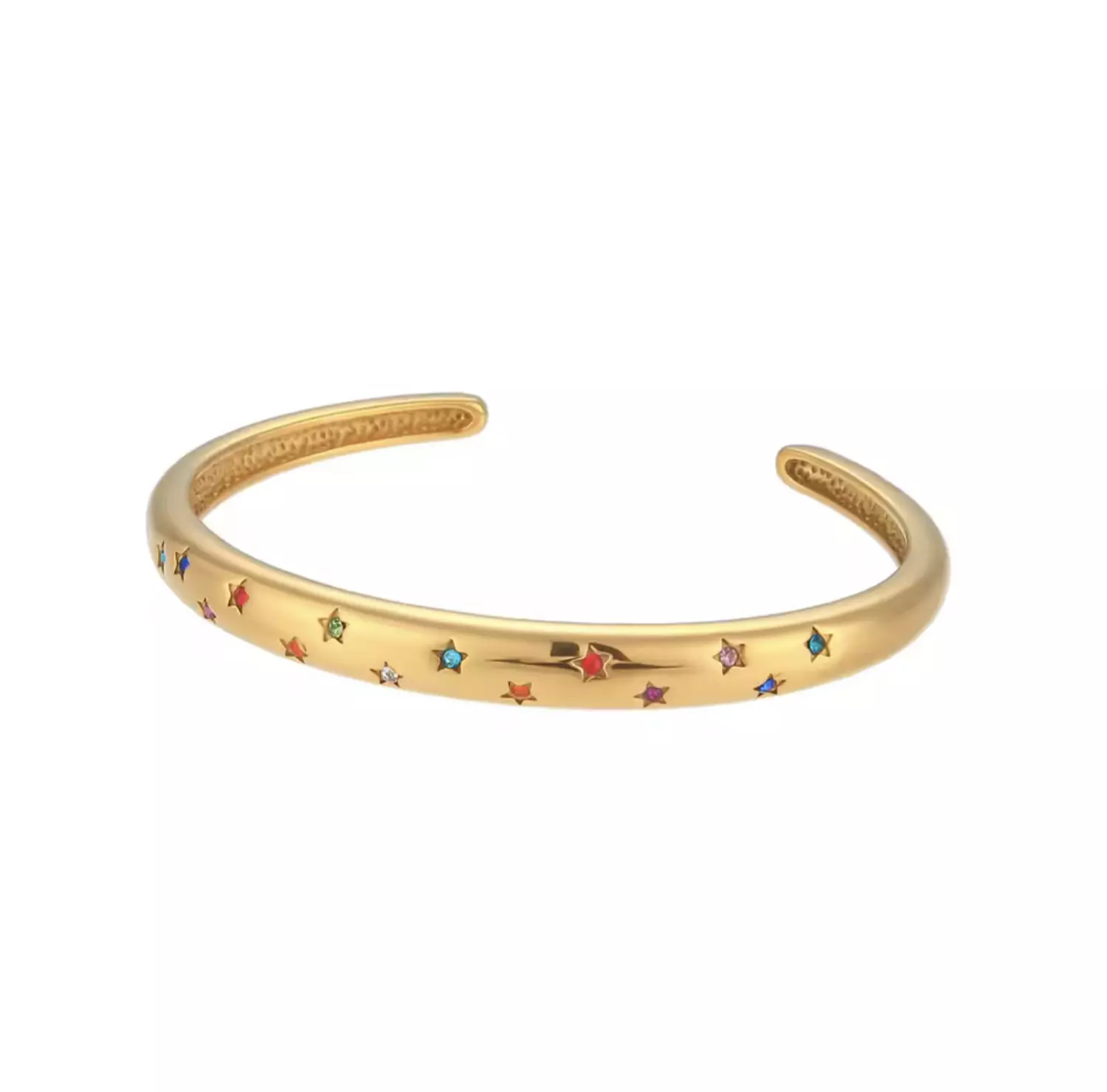 Colourful Star Studded Bangle  image