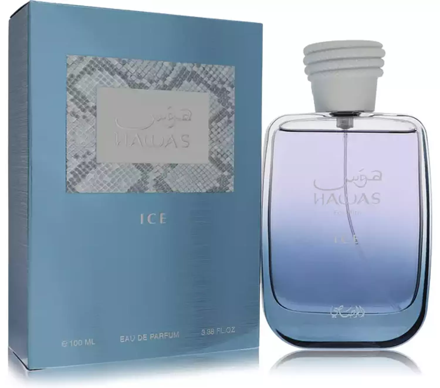عطر هَوَس آيس الجديد للرجال من دار الرصاصي ١٠٠ مل