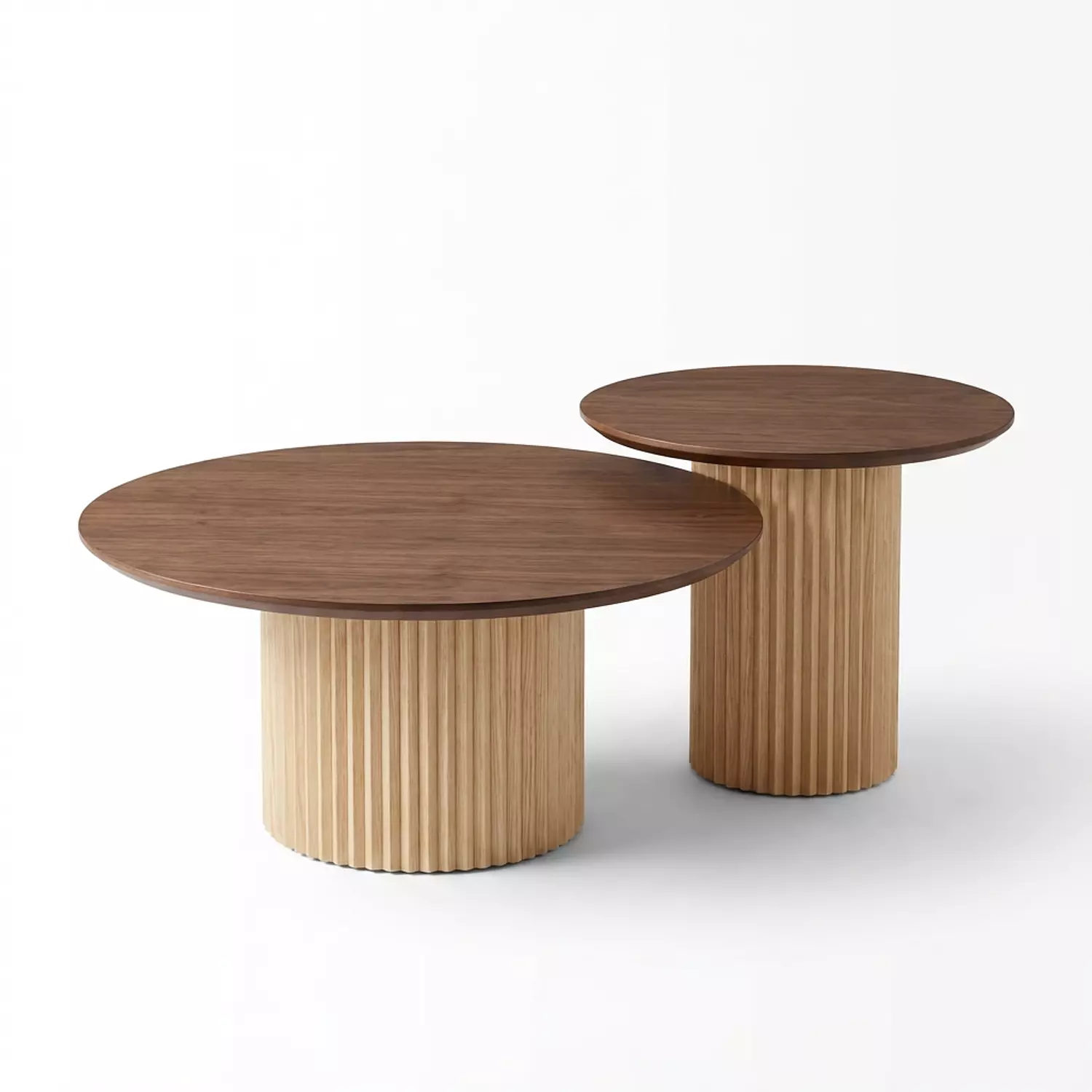 طقم ترابيزة قهوة بقشرة جوز image