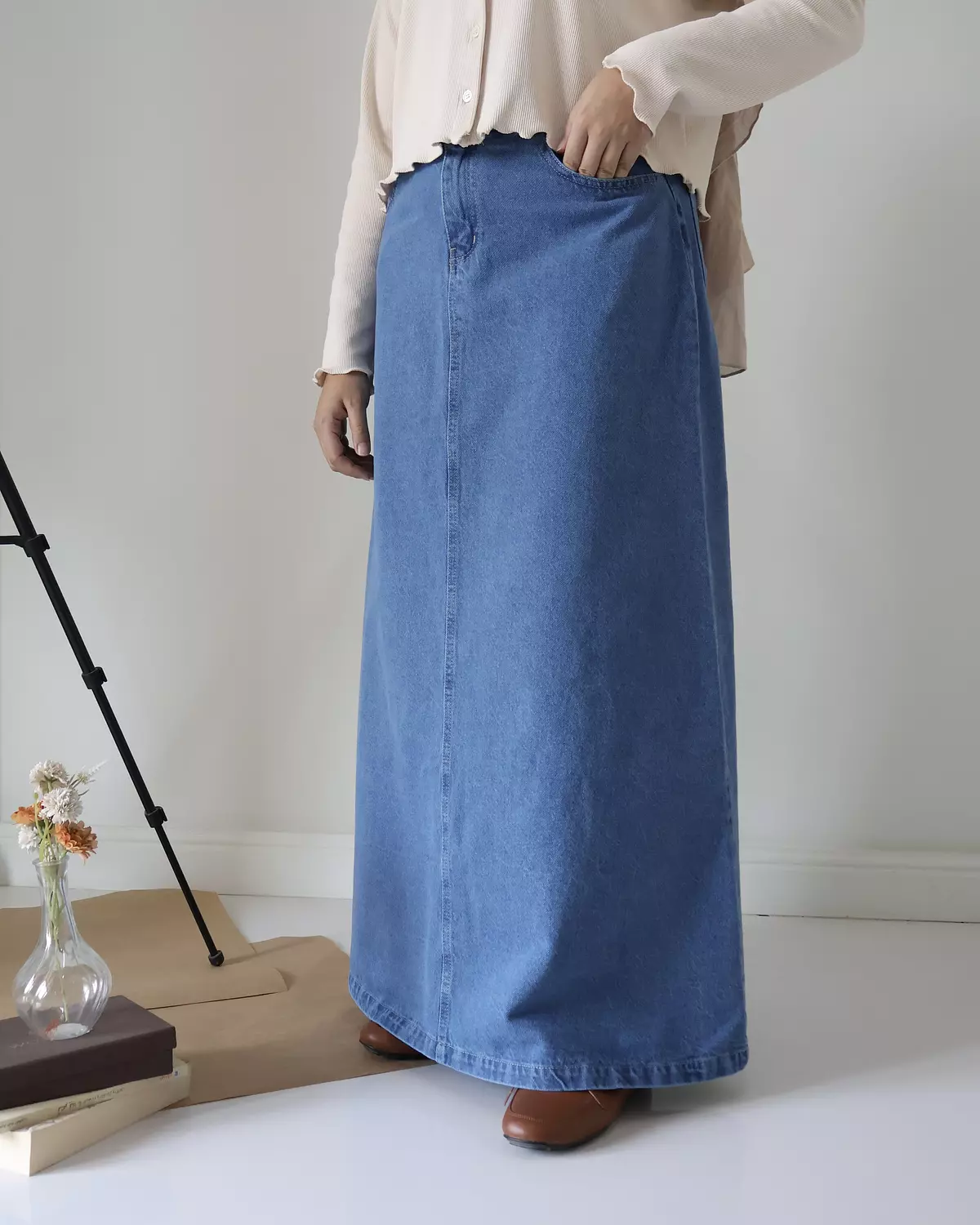 Denim skirt Classic 3
